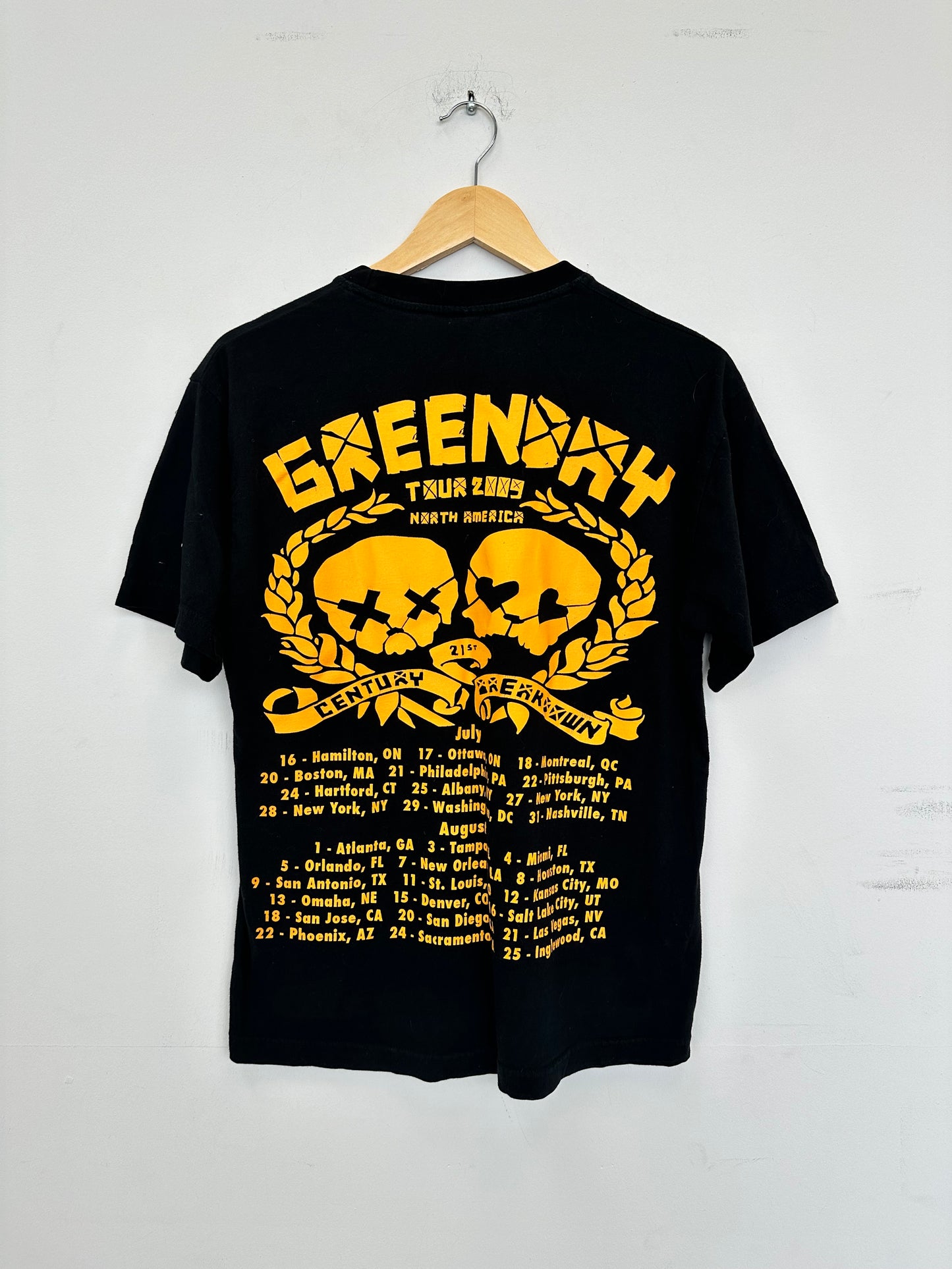 2009 Green Day Tour Tee