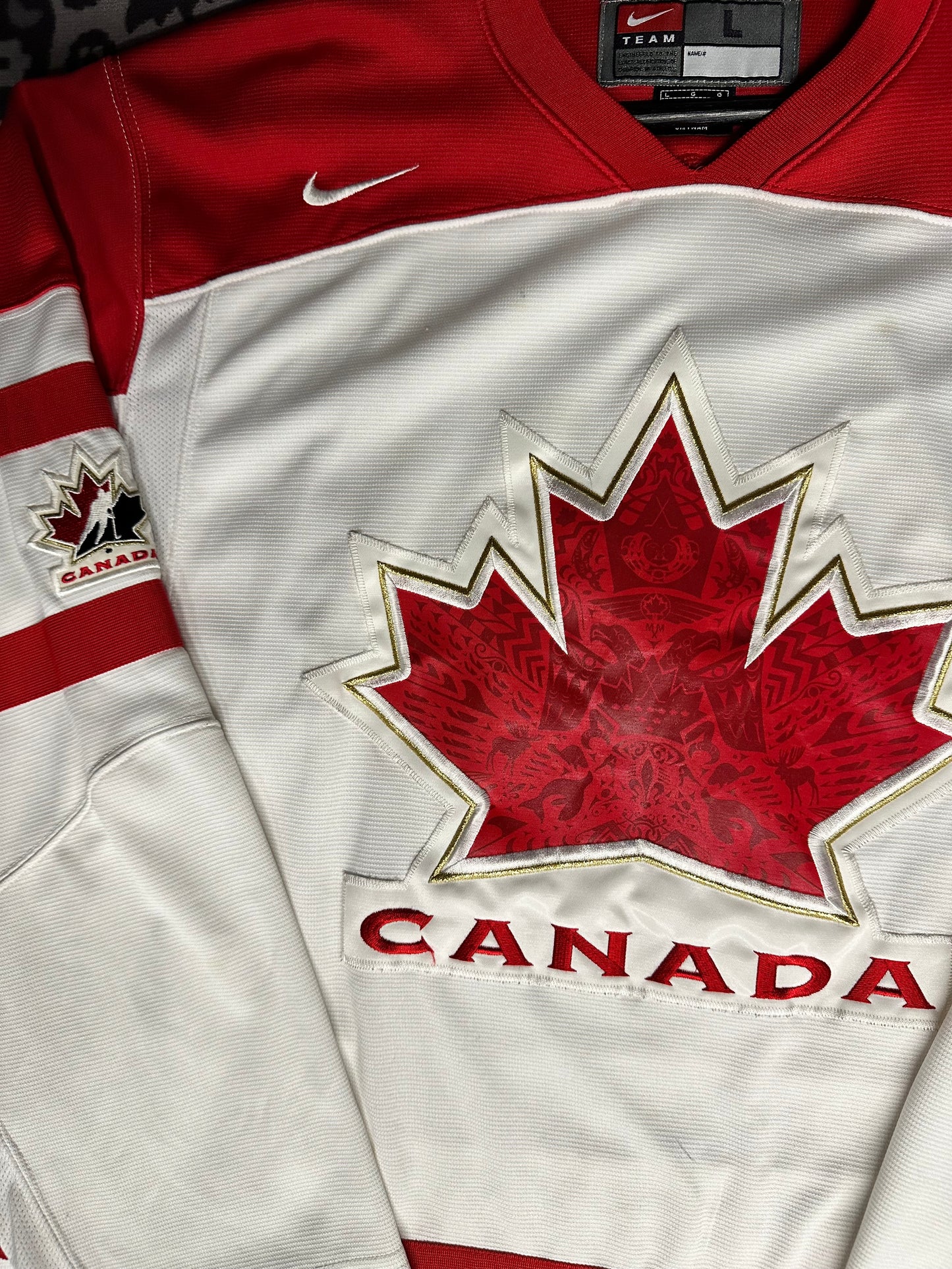 Nike Team Canada Vancouver 2010 Olympic Hockey Jersey