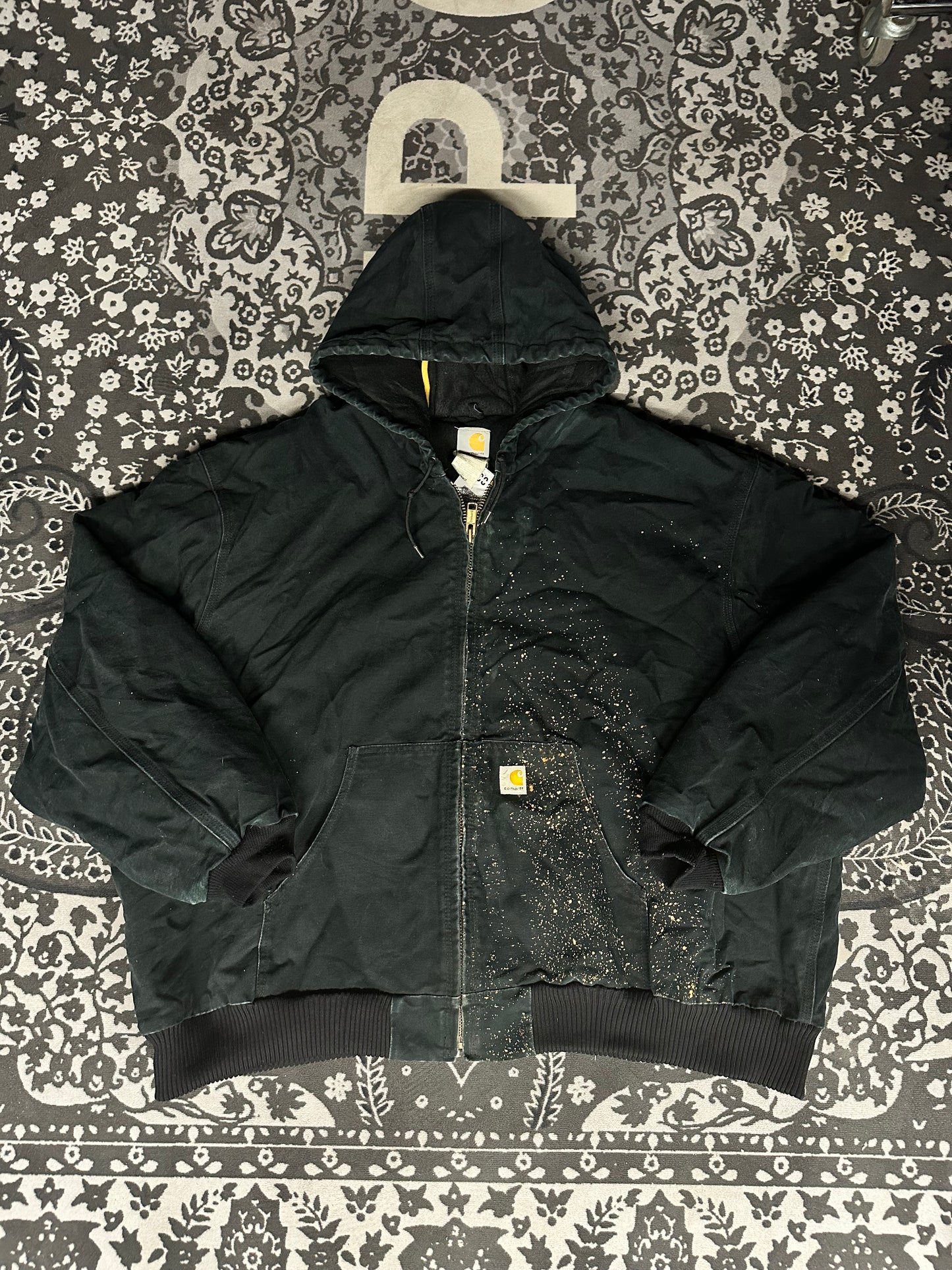 Bleached Carhartt Hooded Jacket