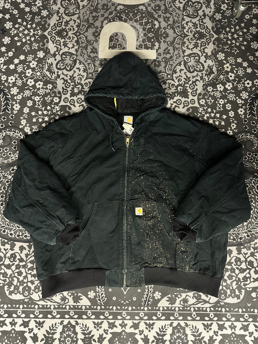 Bleached Carhartt Hooded Jacket