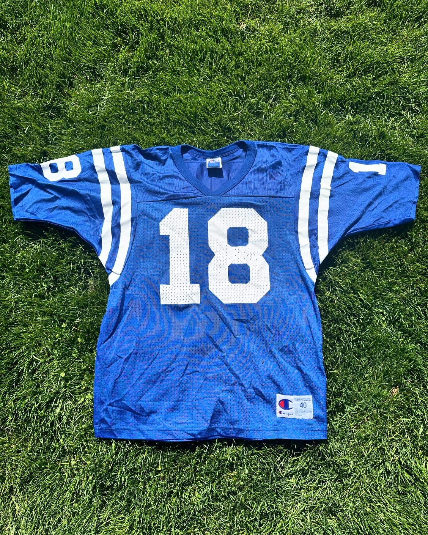 “Peyton Manning” Champion Indianapolis Colts Jersey