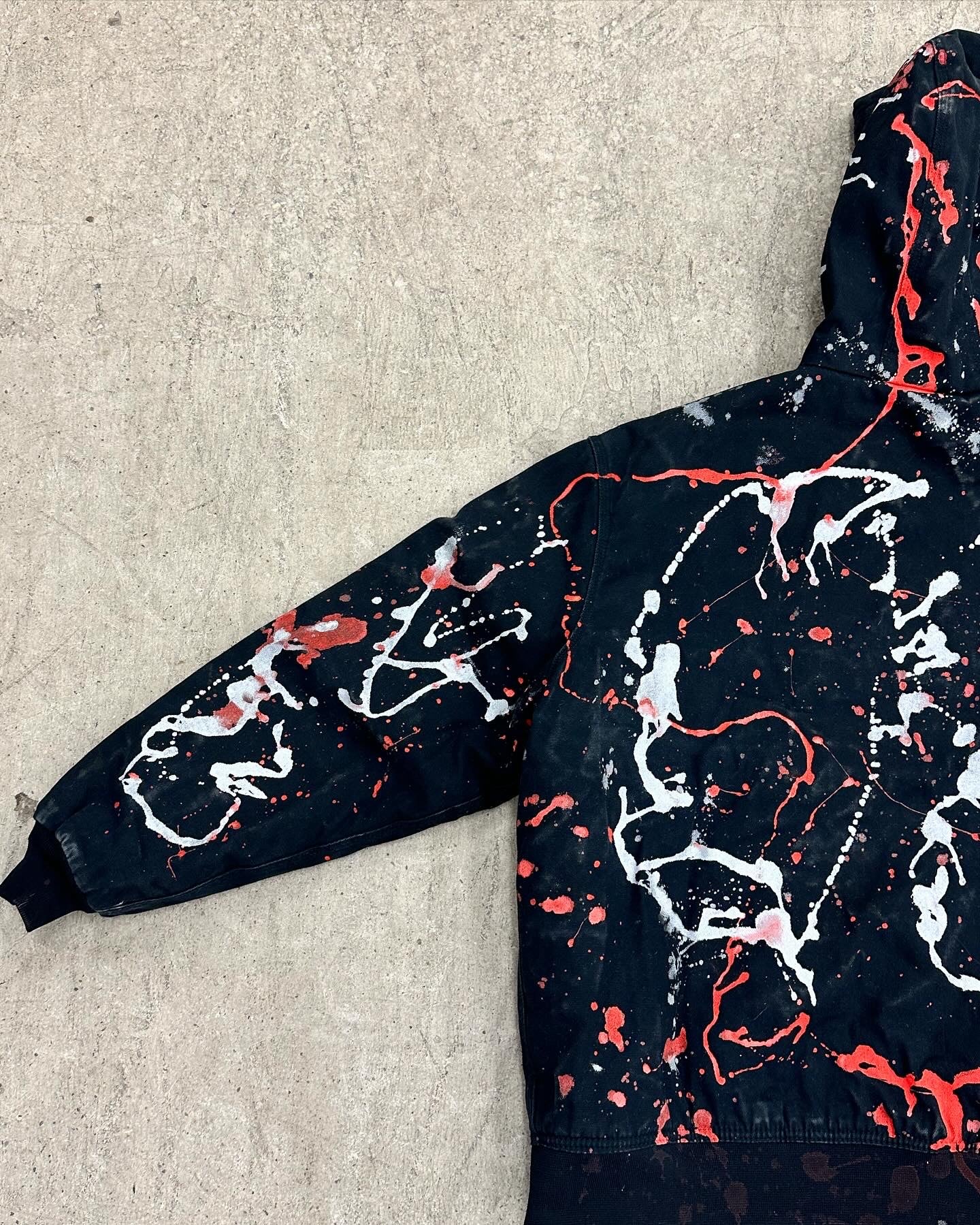 "08" Good Ones Custom Painted Hooded Dickies Jacket