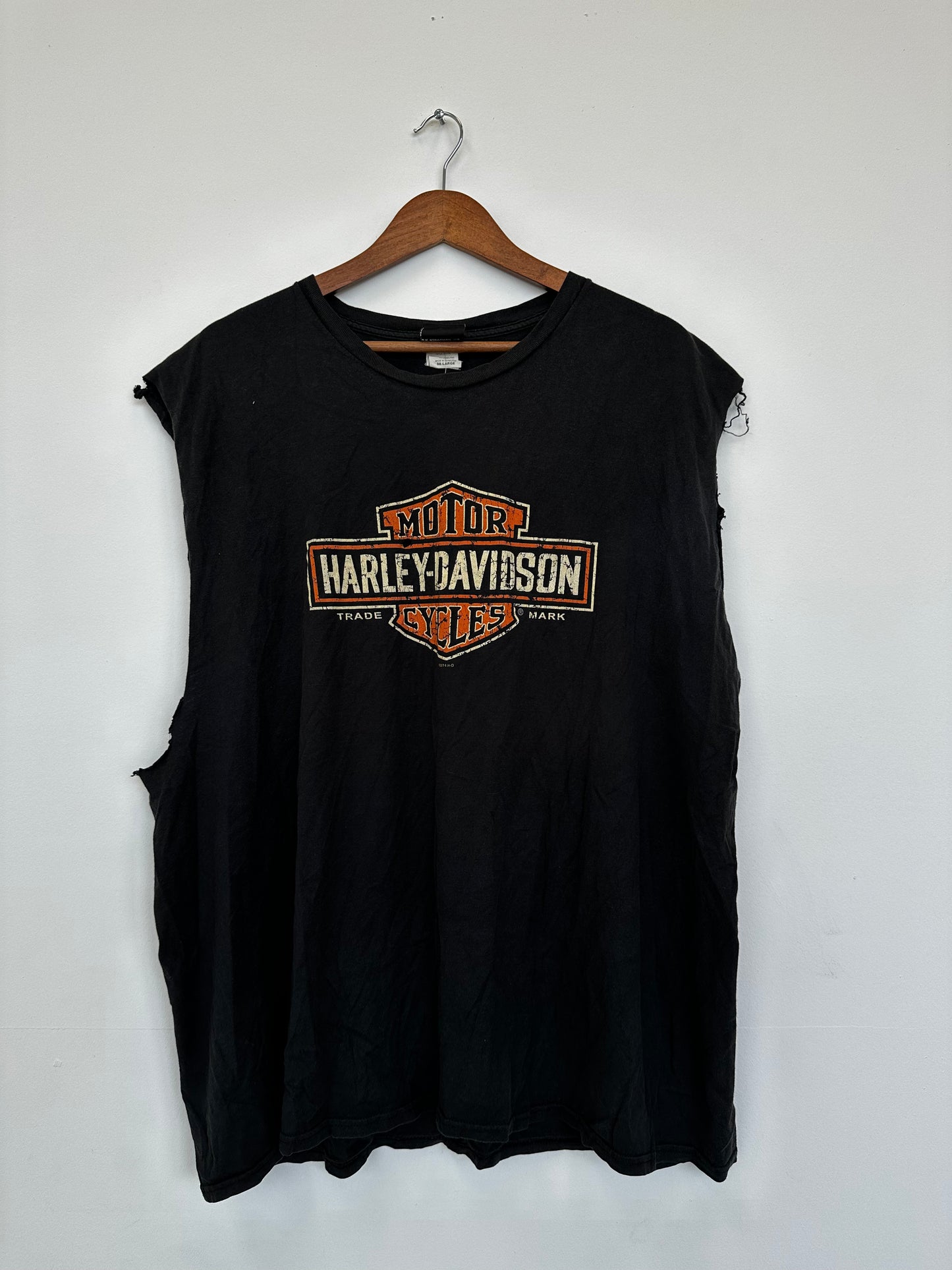 Vintage Harley Davidson Cut Off