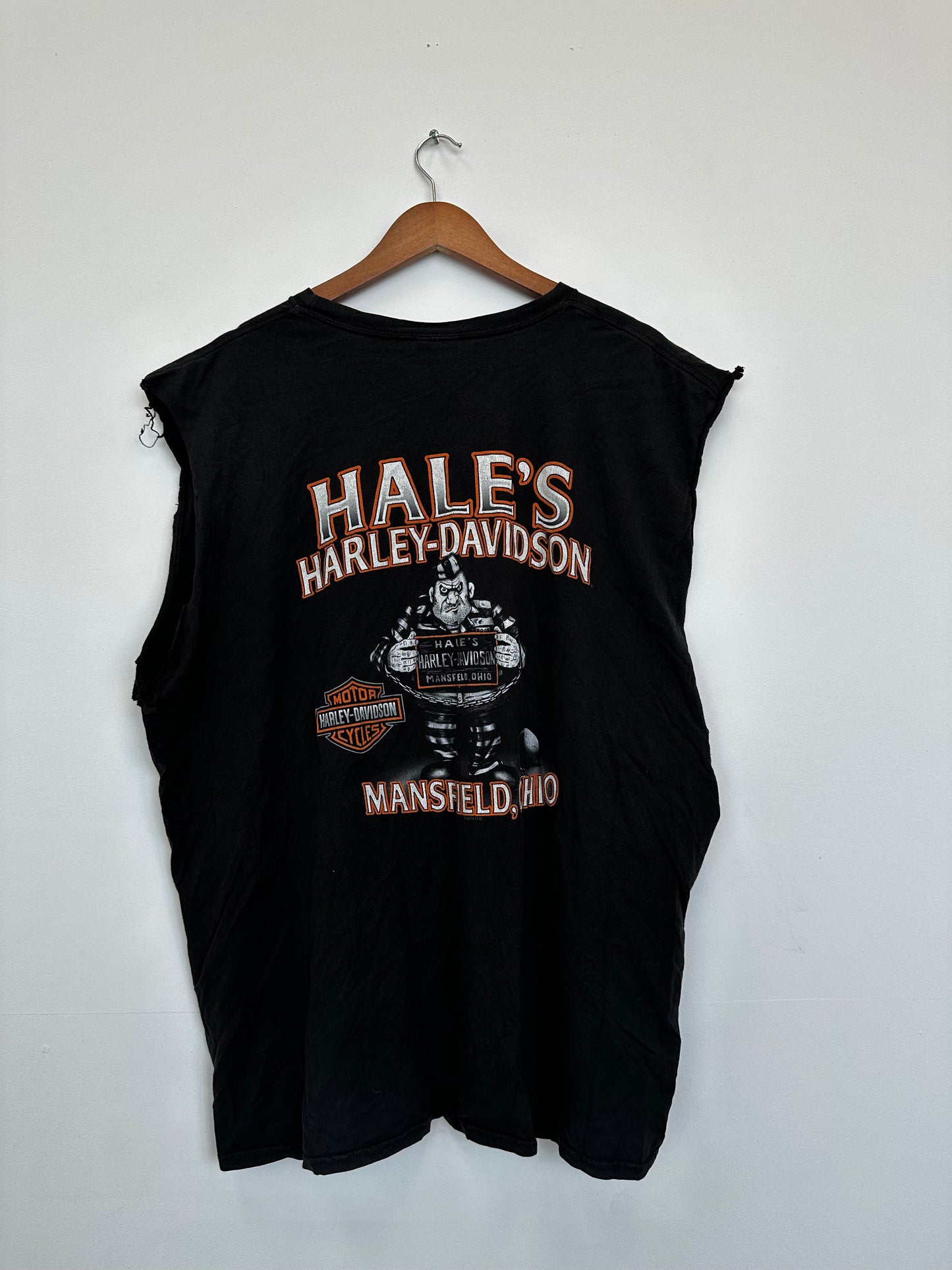 Vintage Harley Davidson Cut Off