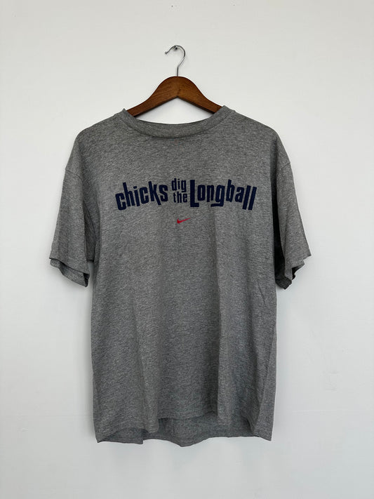 Vintage Cleveland Indians "Chicks Dig The Long Ball" Tee