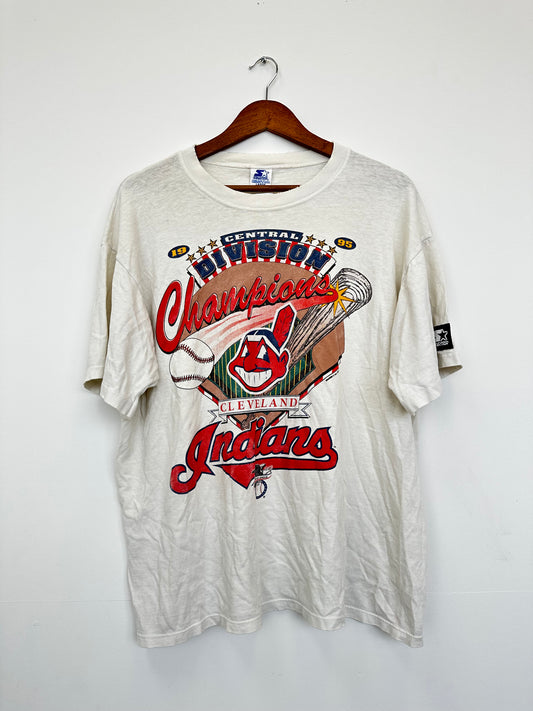 Vintage Cleveland Indians 1995 Division Champions Starter Tee