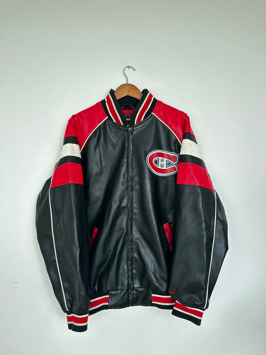 Vintage Montreal Canadiens Leather Jacket