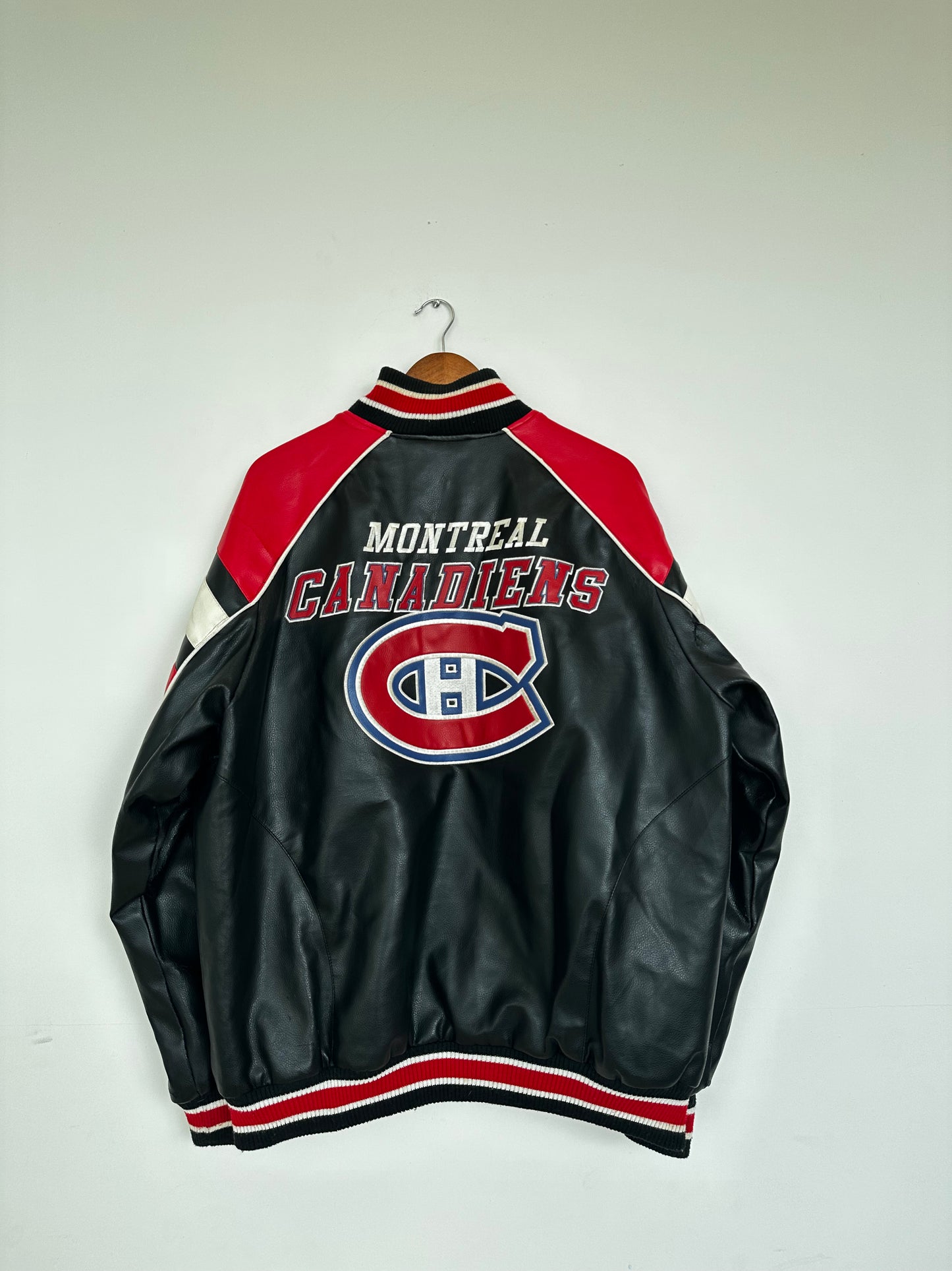 Vintage Montreal Canadiens Leather Jacket