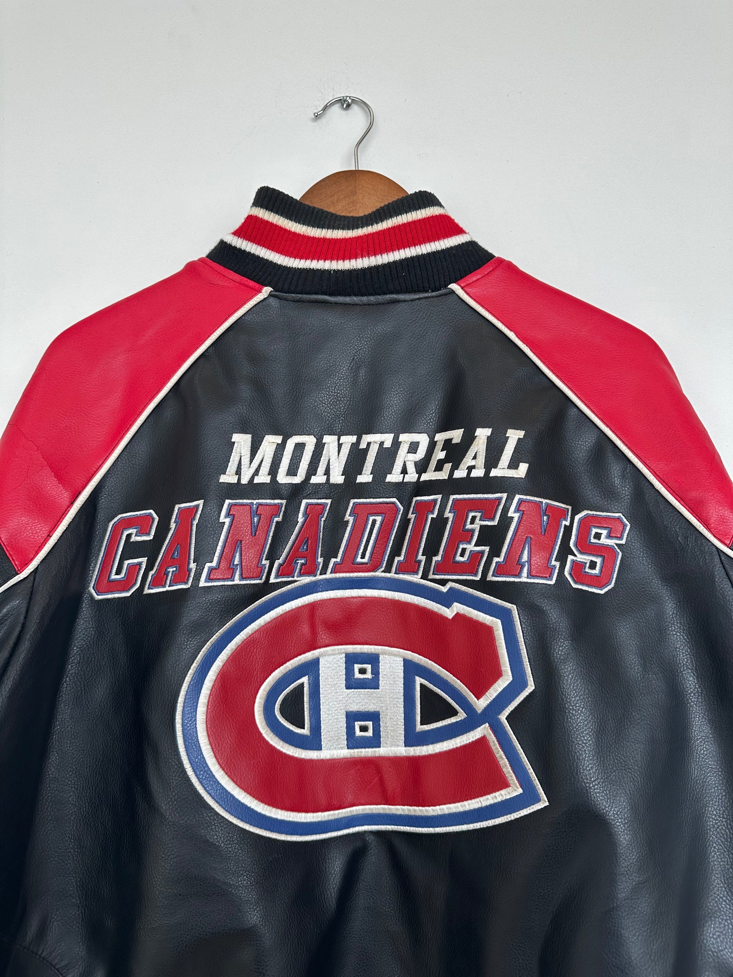 Vintage Montreal Canadiens Leather Jacket