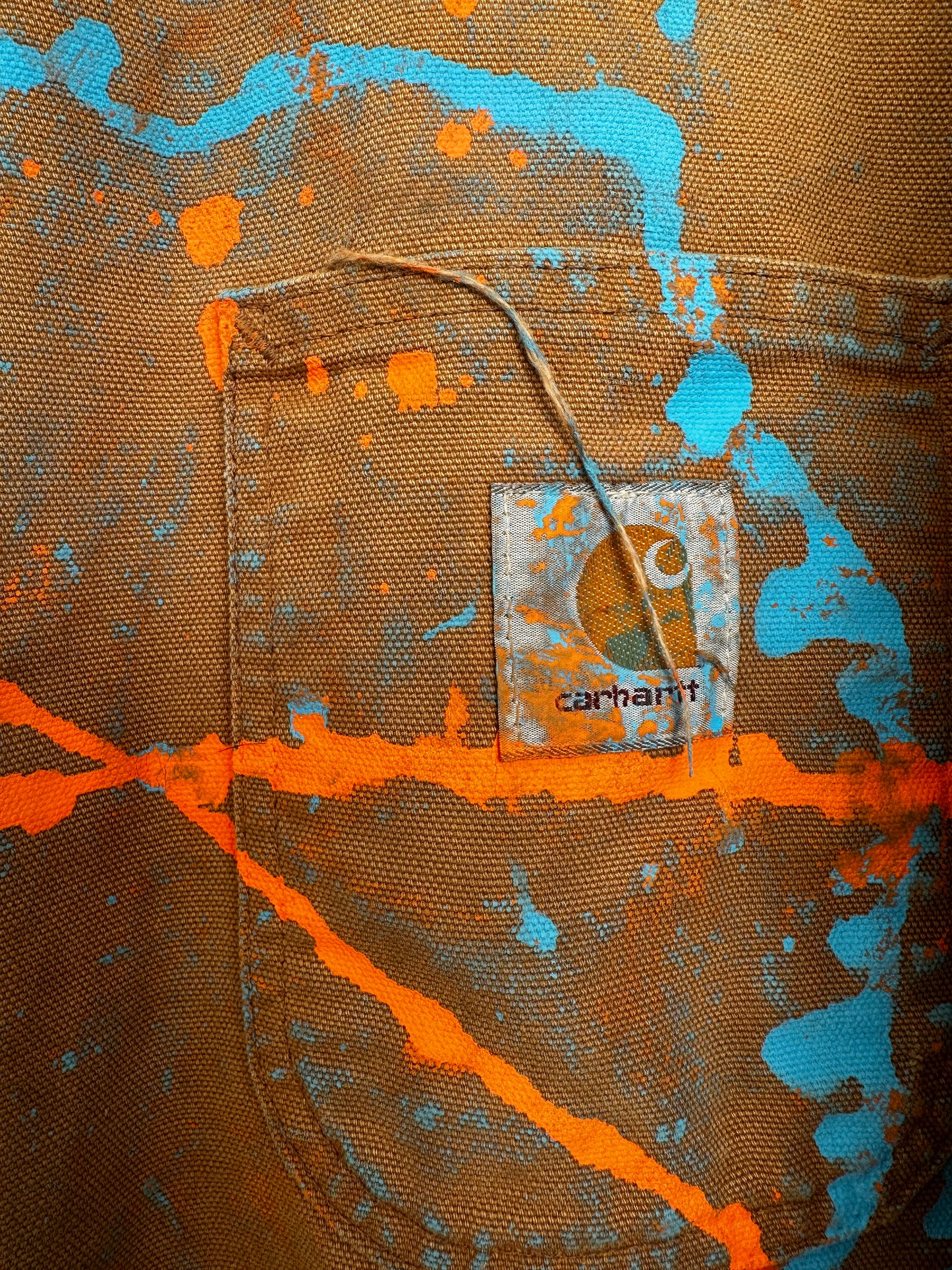 "02" Good Ones Custom Painted Chore Carhartt Jacket