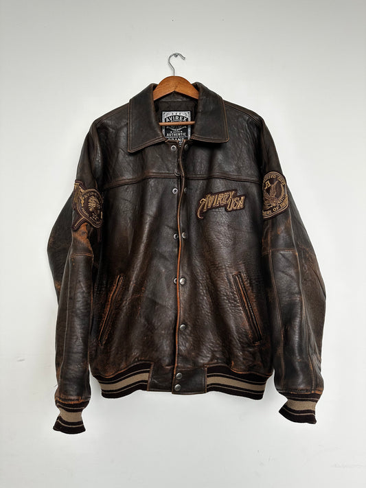 Avirex 32nd Anniversary 2007 Leather Jacket