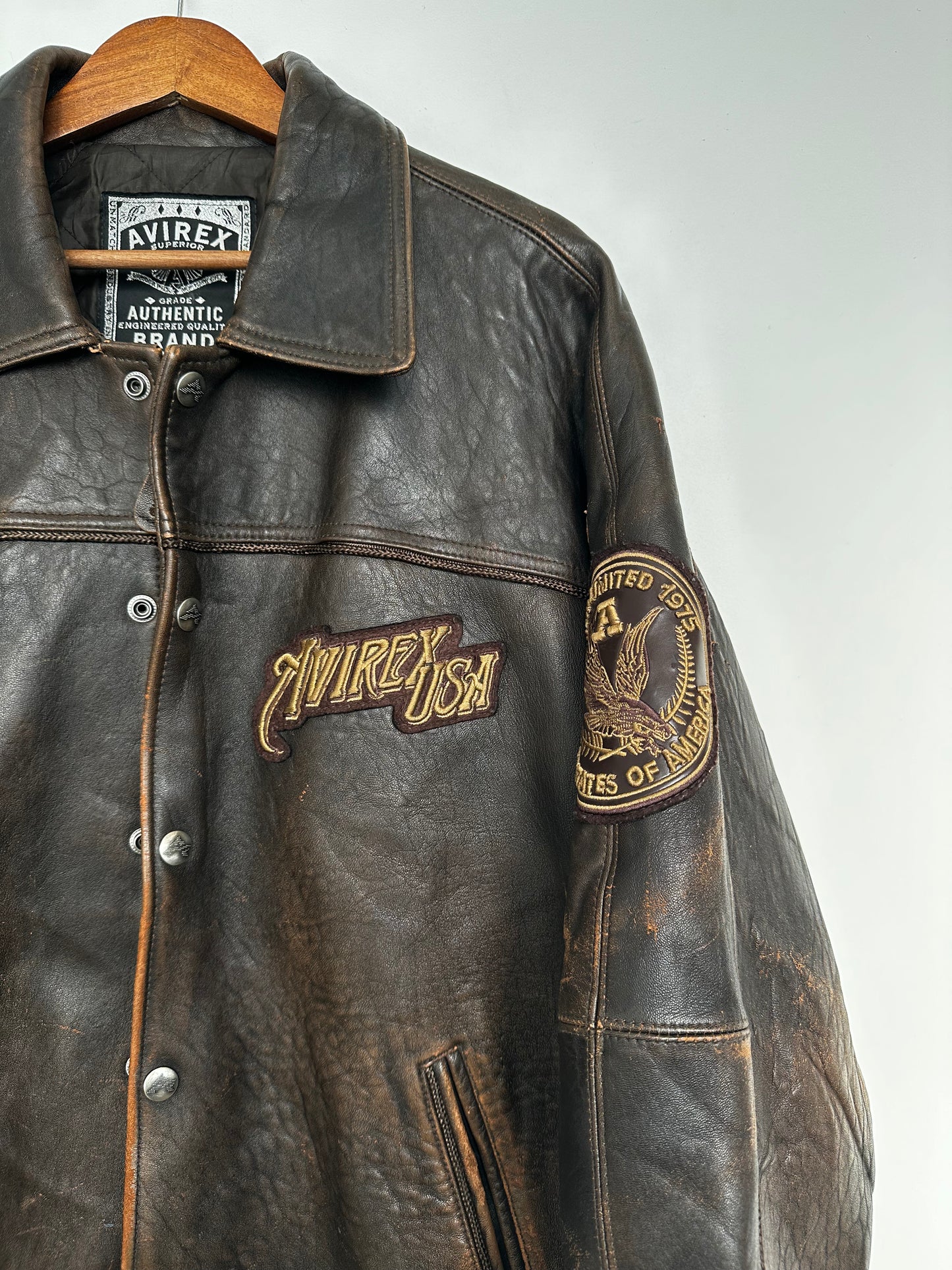 Avirex 32nd Anniversary 2007 Leather Jacket