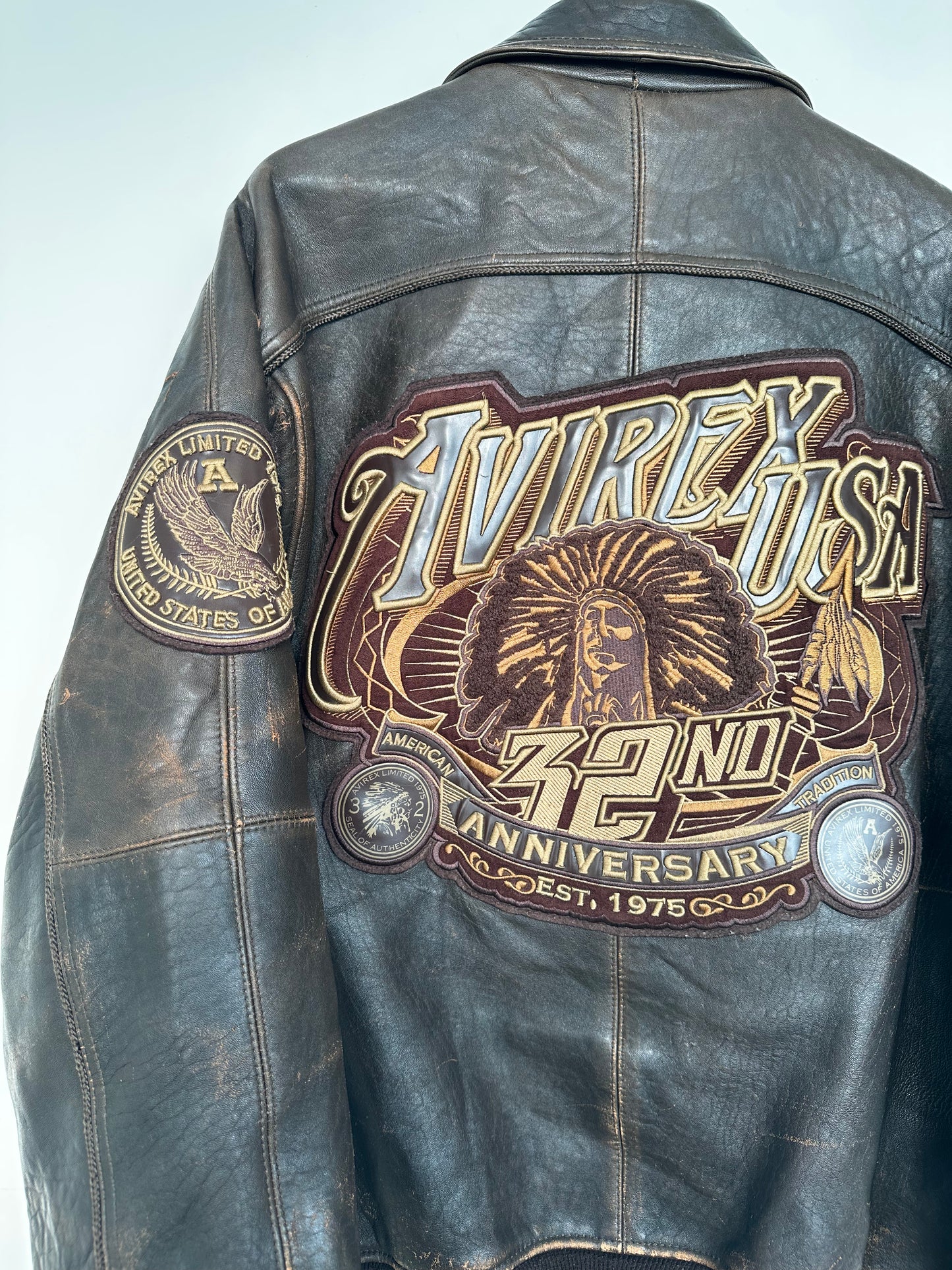 Avirex 32nd Anniversary 2007 Leather Jacket