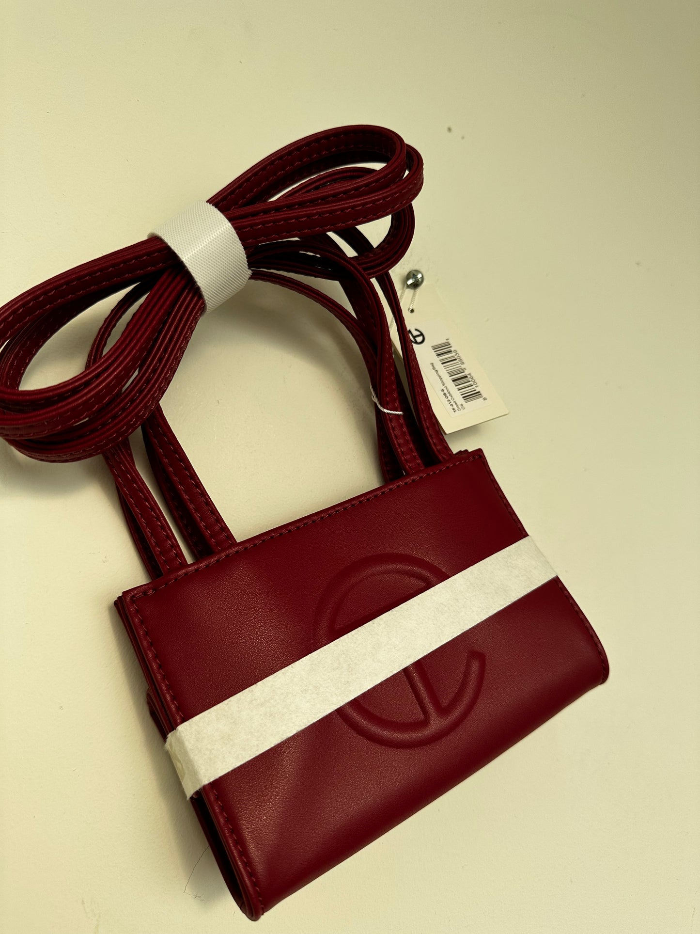 Small Oxblood Womens Telfar Shopping Bag