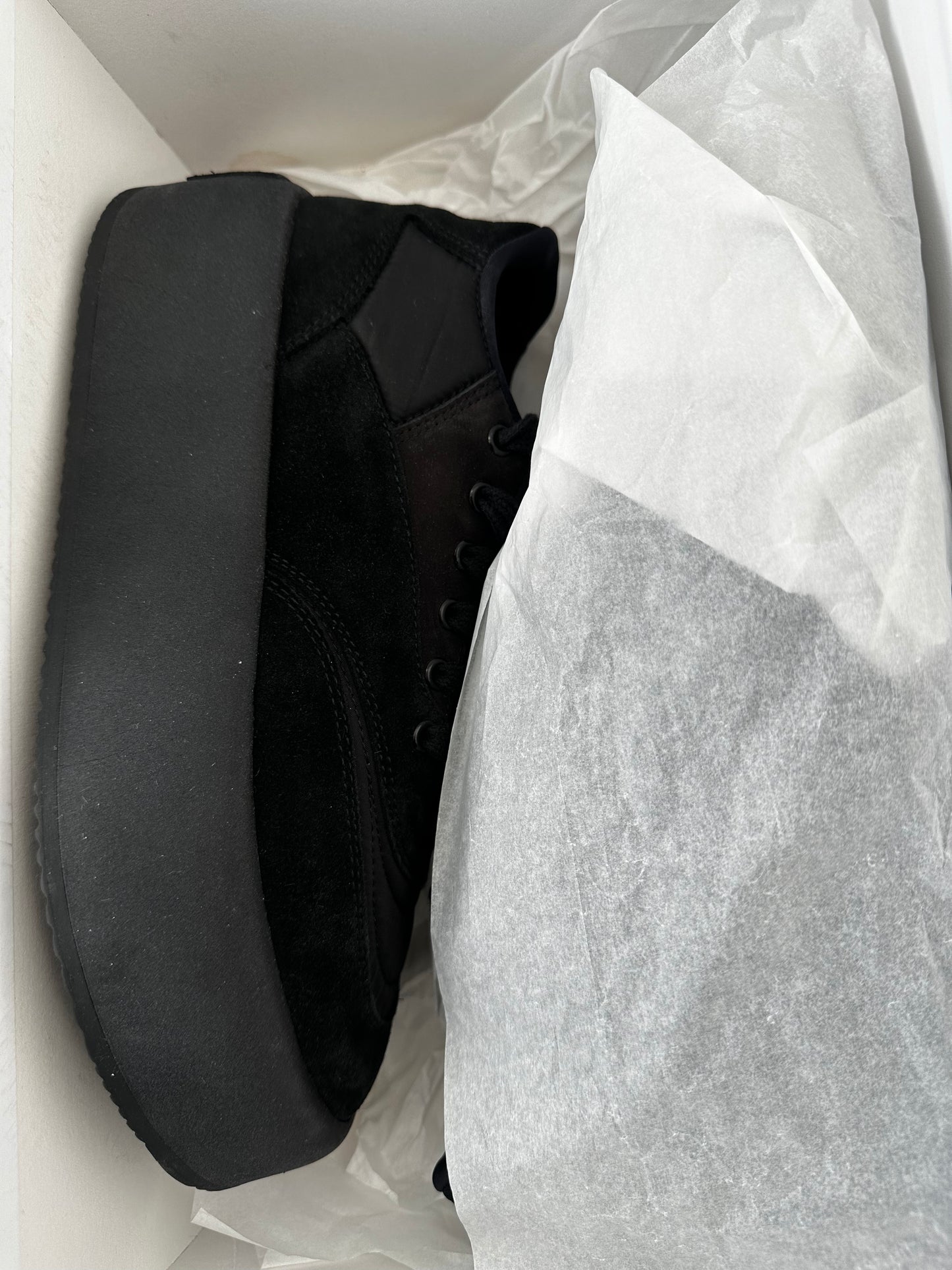 MM6 Maison Margiela Suede Platform Shoes