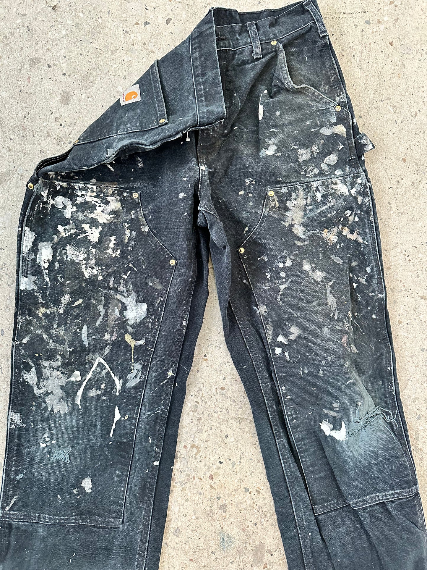 Painted Double Knee Carhartt Pants