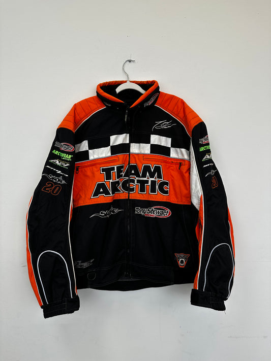 Vintage Arctic Cat Tony Stewart Double Layered Racing Jacket