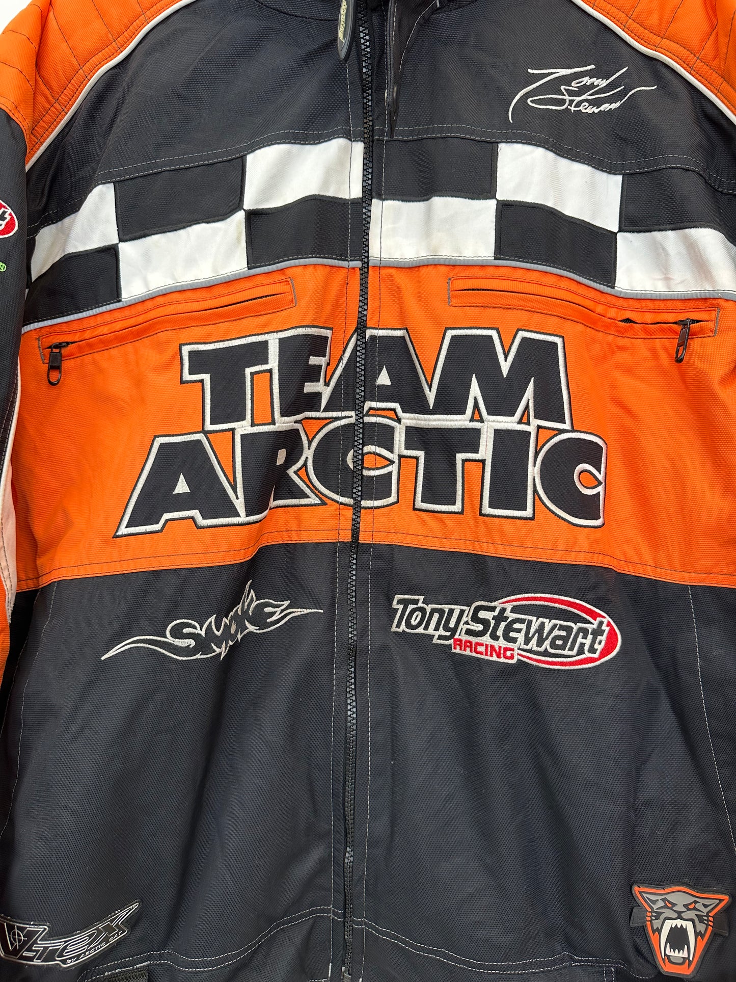 Vintage Arctic Cat Tony Stewart Double Layered Racing Jacket