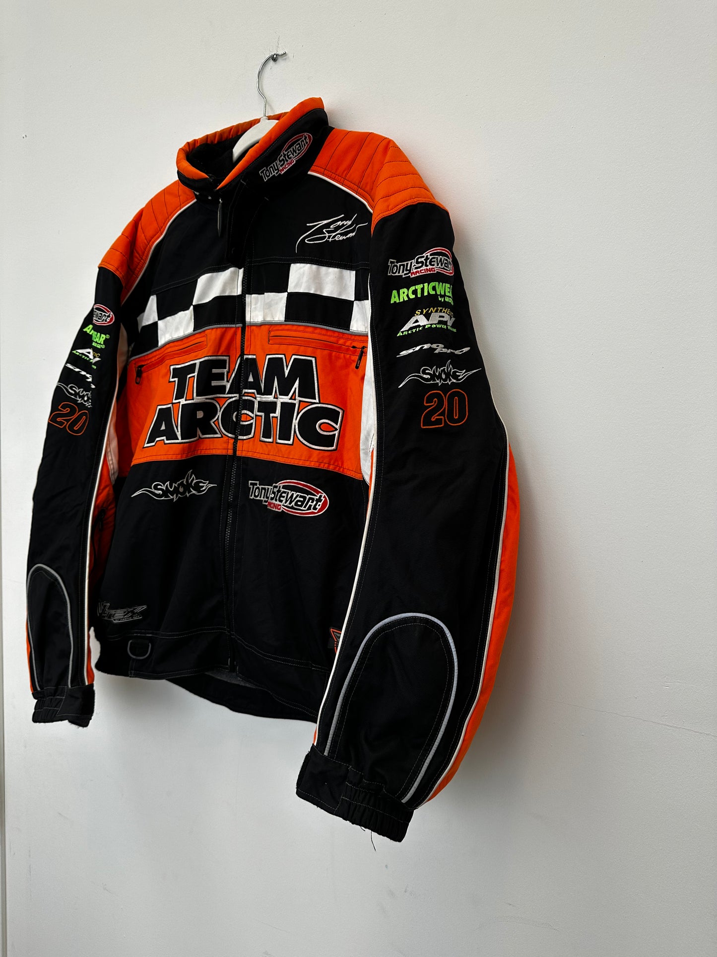 Vintage Arctic Cat Tony Stewart Double Layered Racing Jacket