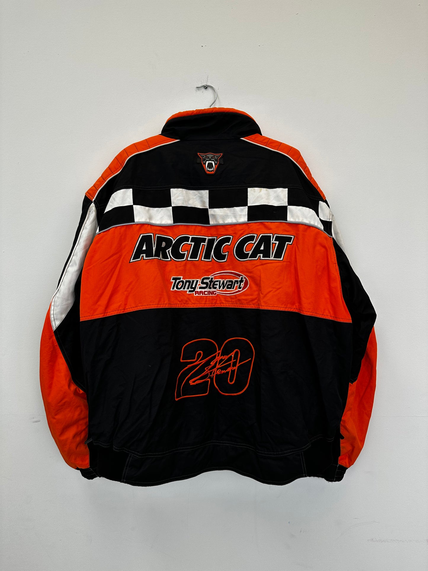 Vintage Arctic Cat Tony Stewart Double Layered Racing Jacket