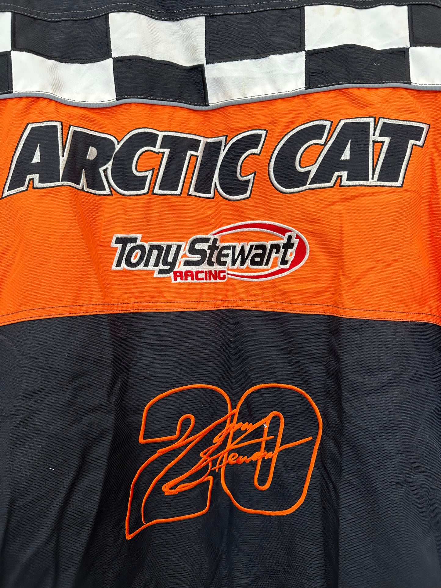 Vintage Arctic Cat Tony Stewart Double Layered Racing Jacket