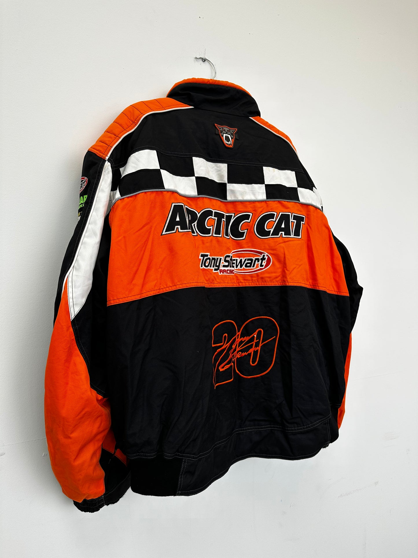 Vintage Arctic Cat Tony Stewart Double Layered Racing Jacket