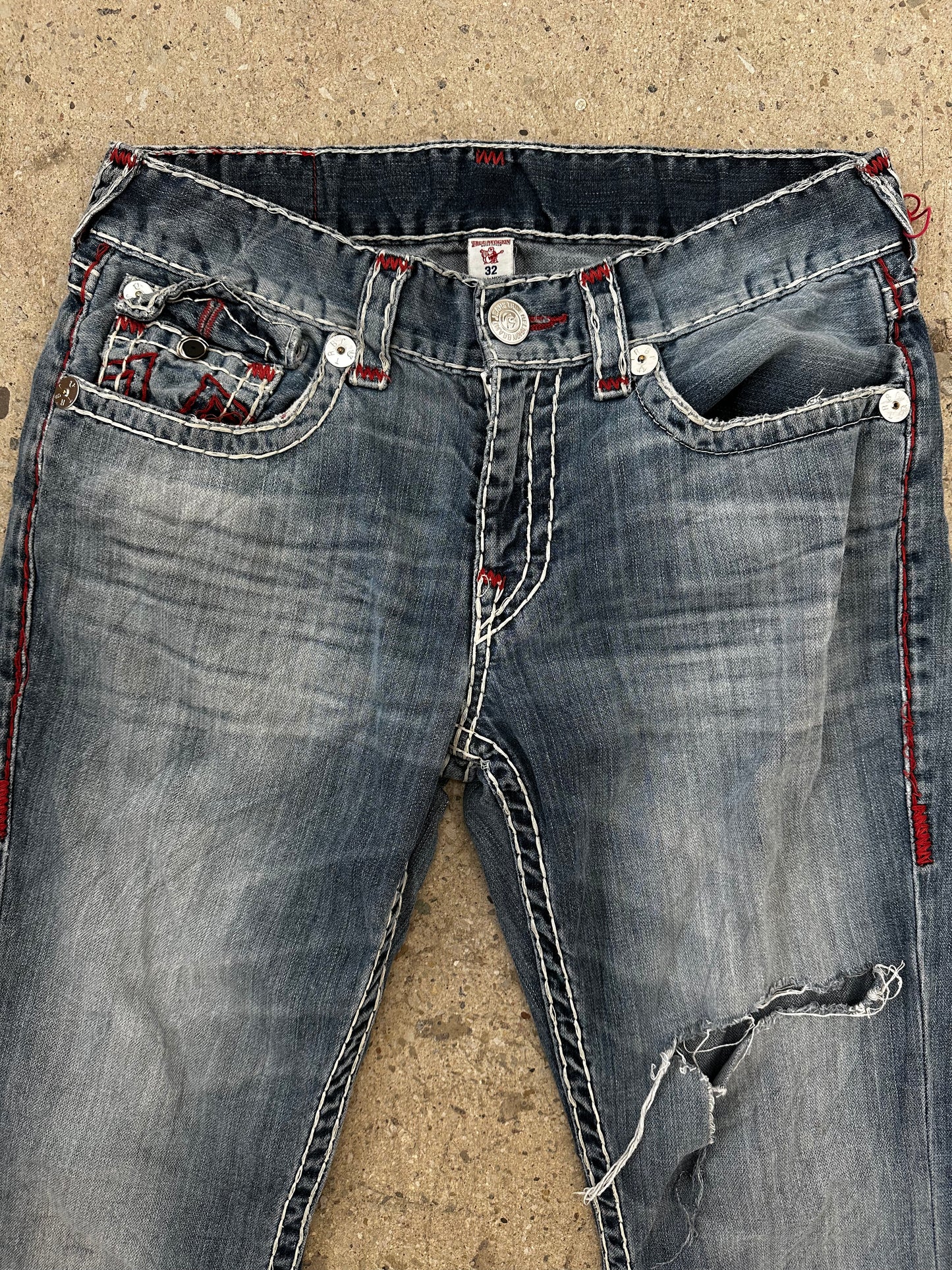 Y2K Straight True Religion Jeans