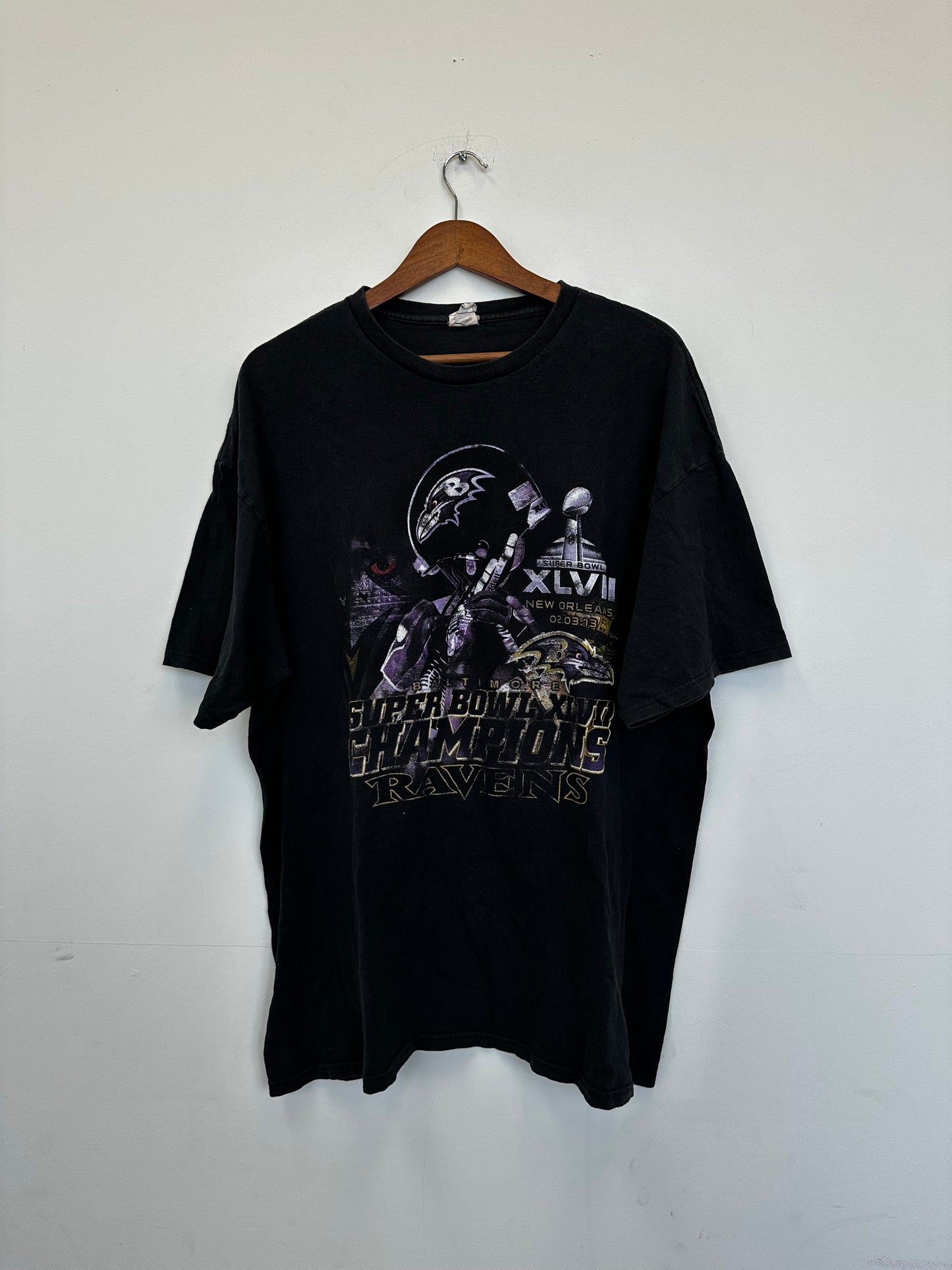 Vintage Baltimore Ravens Super Bowl XLVII Champions Tee