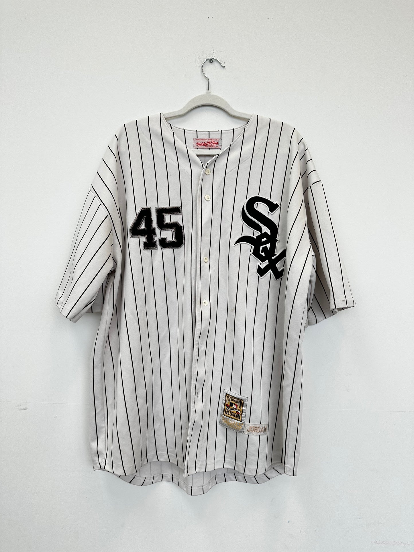 Vintage "Michael Jordan" Mitchell & Ness White Sox Jersey