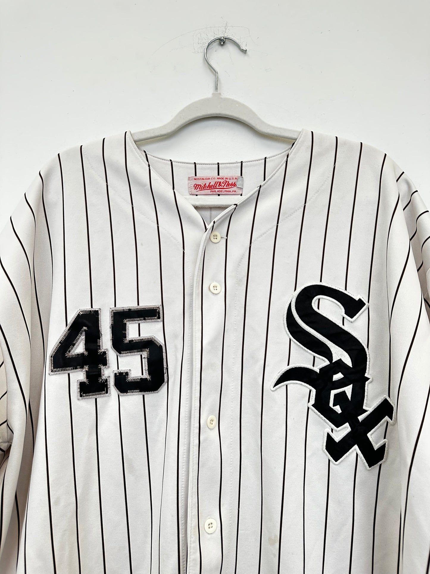 Vintage "Michael Jordan" Mitchell & Ness White Sox Jersey