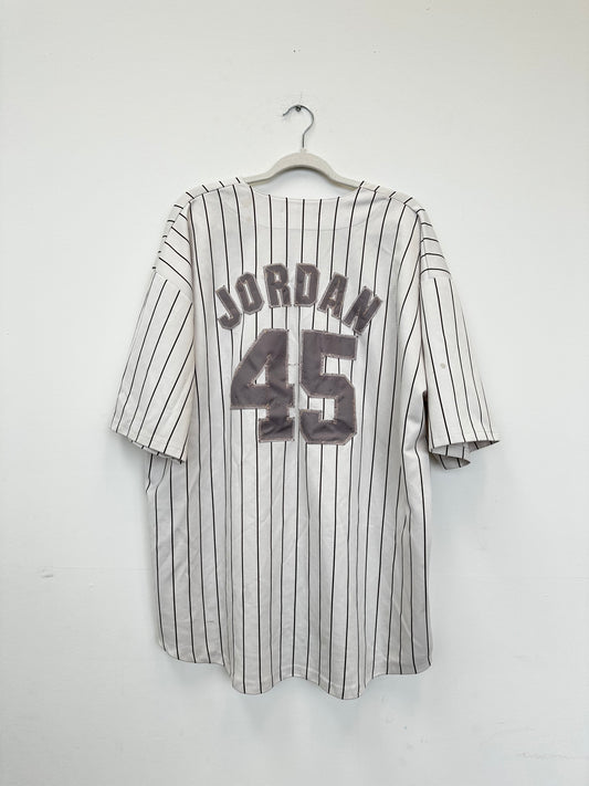 Vintage "Michael Jordan" Mitchell & Ness White Sox Jersey