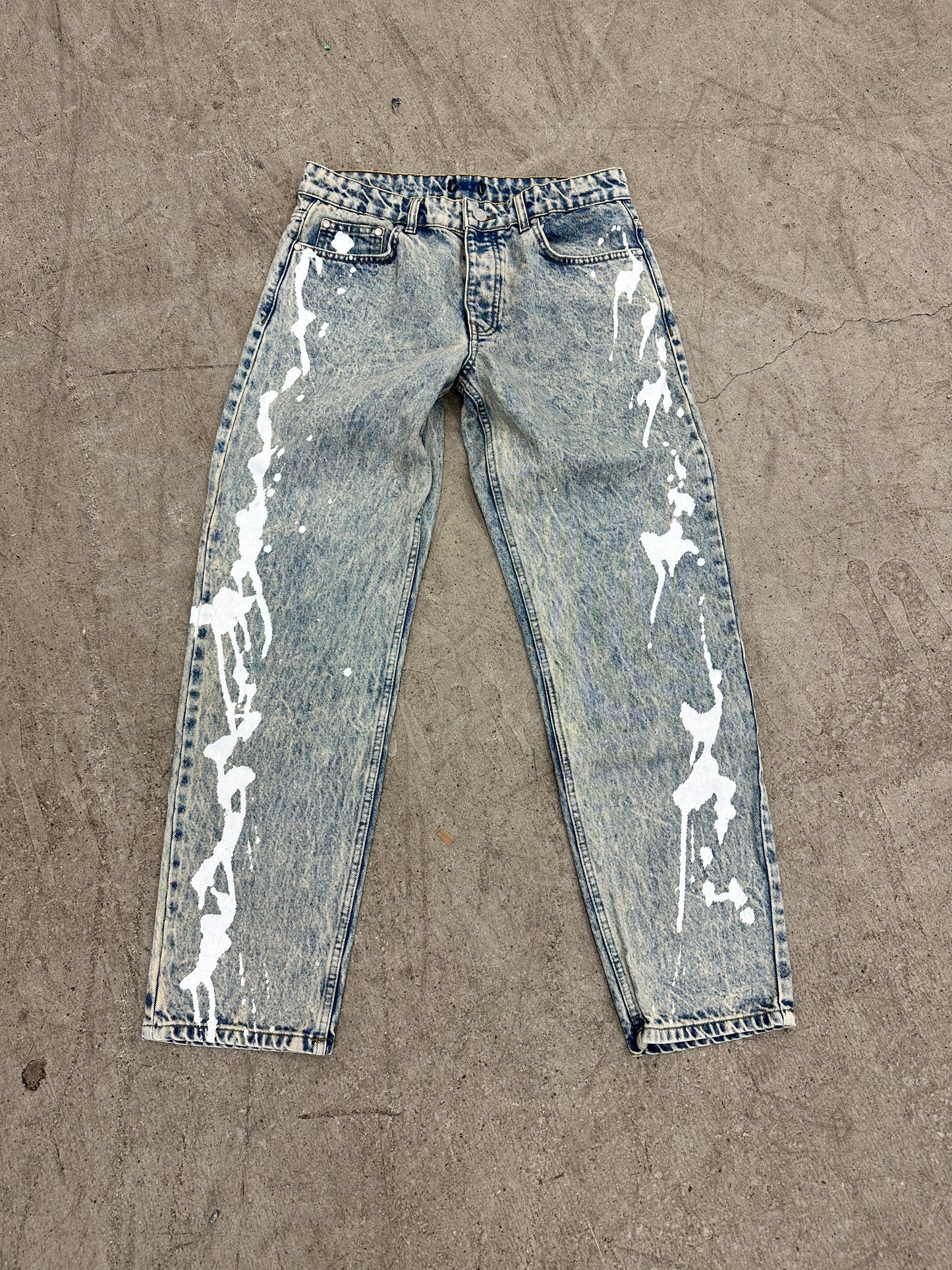 Good Ones Custom Painted Denim Jeans