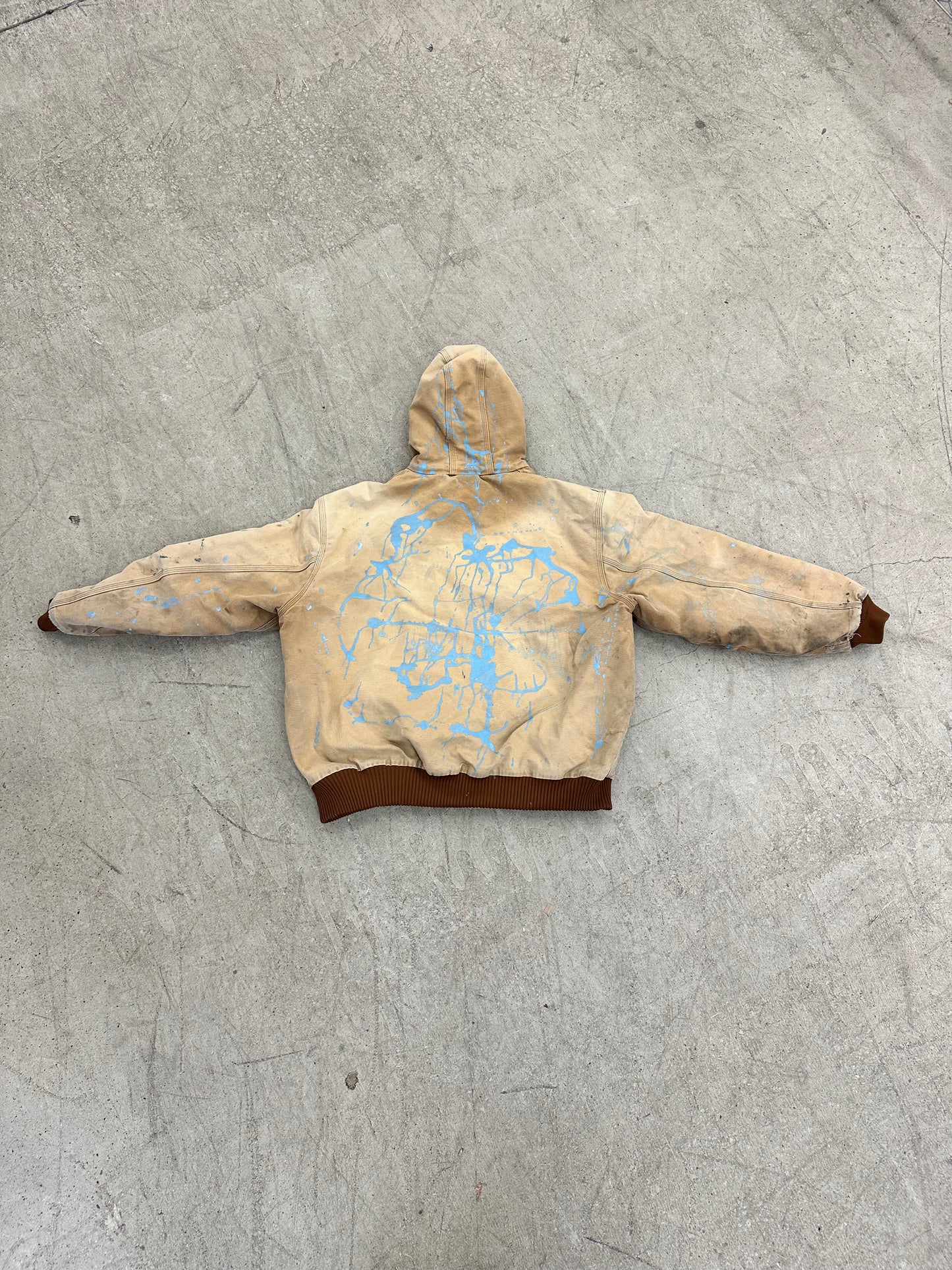 "06" Good Ones Custom Painted Hooded Carhartt Jacket