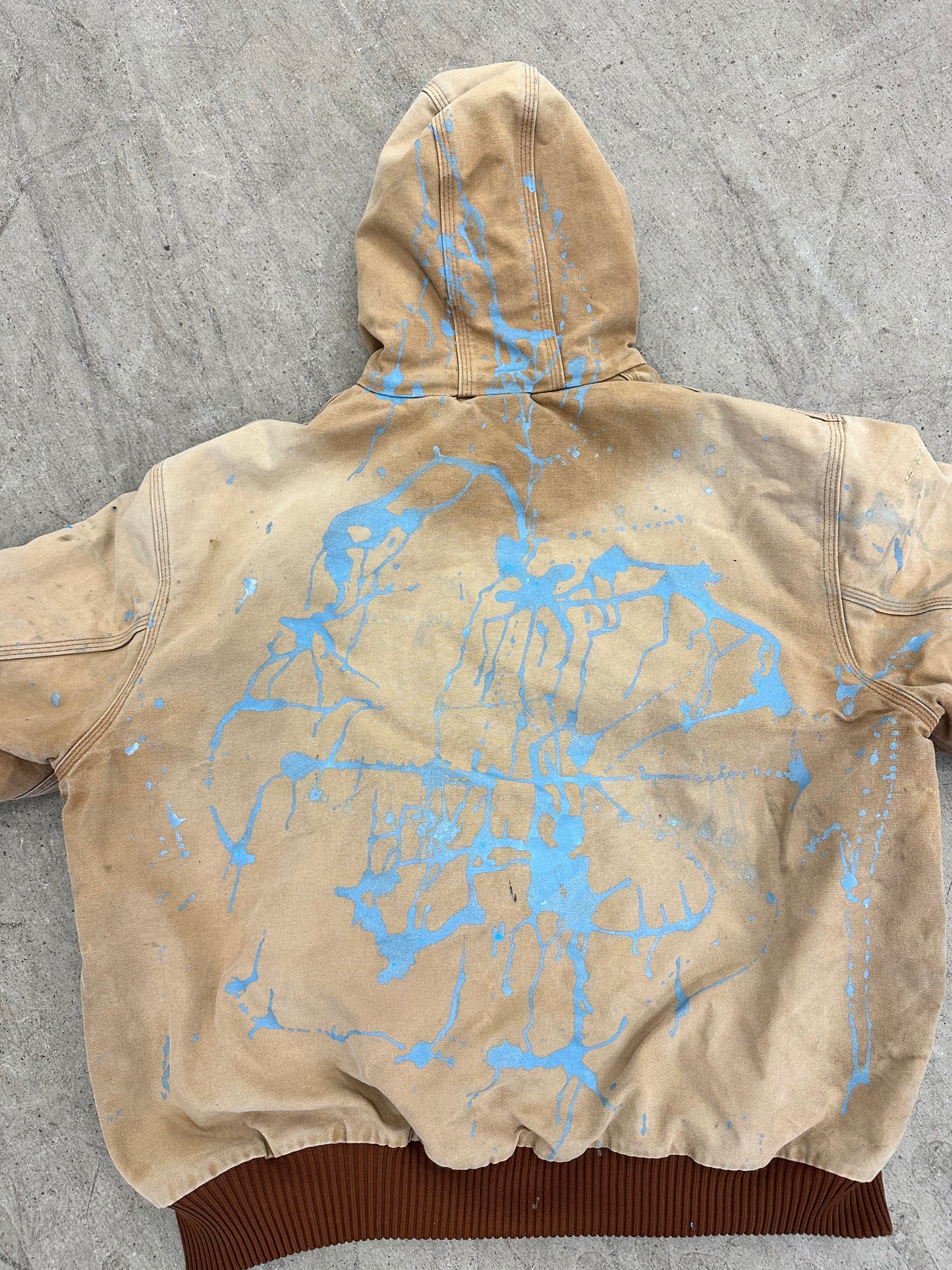 "06" Good Ones Custom Painted Hooded Carhartt Jacket