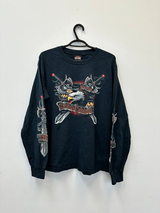 Vintage Harley Davidson Vancouver Long Sleeve Tee