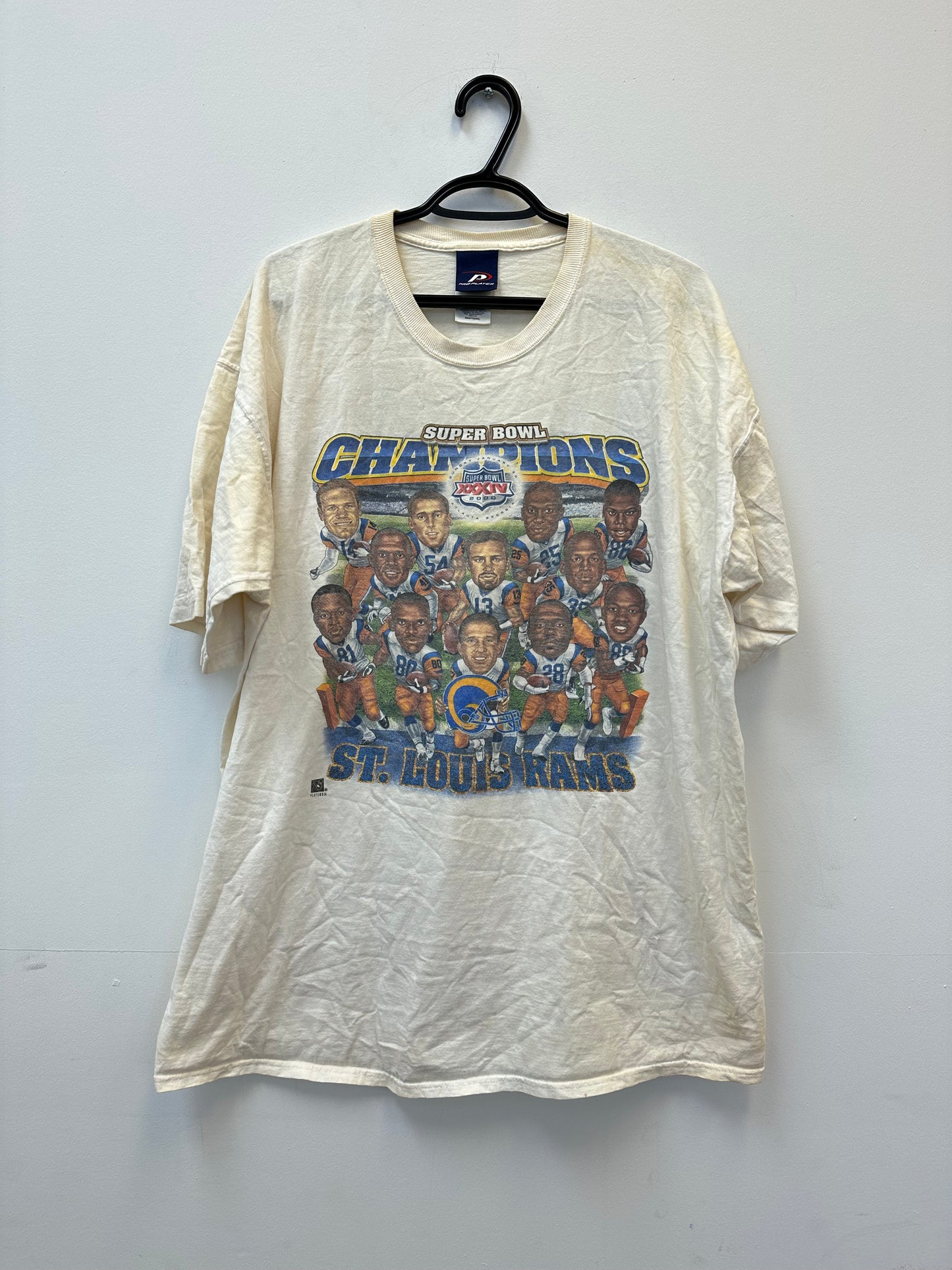 Vintage St. Louis Rams 2000 Super Bowl Champs Tee