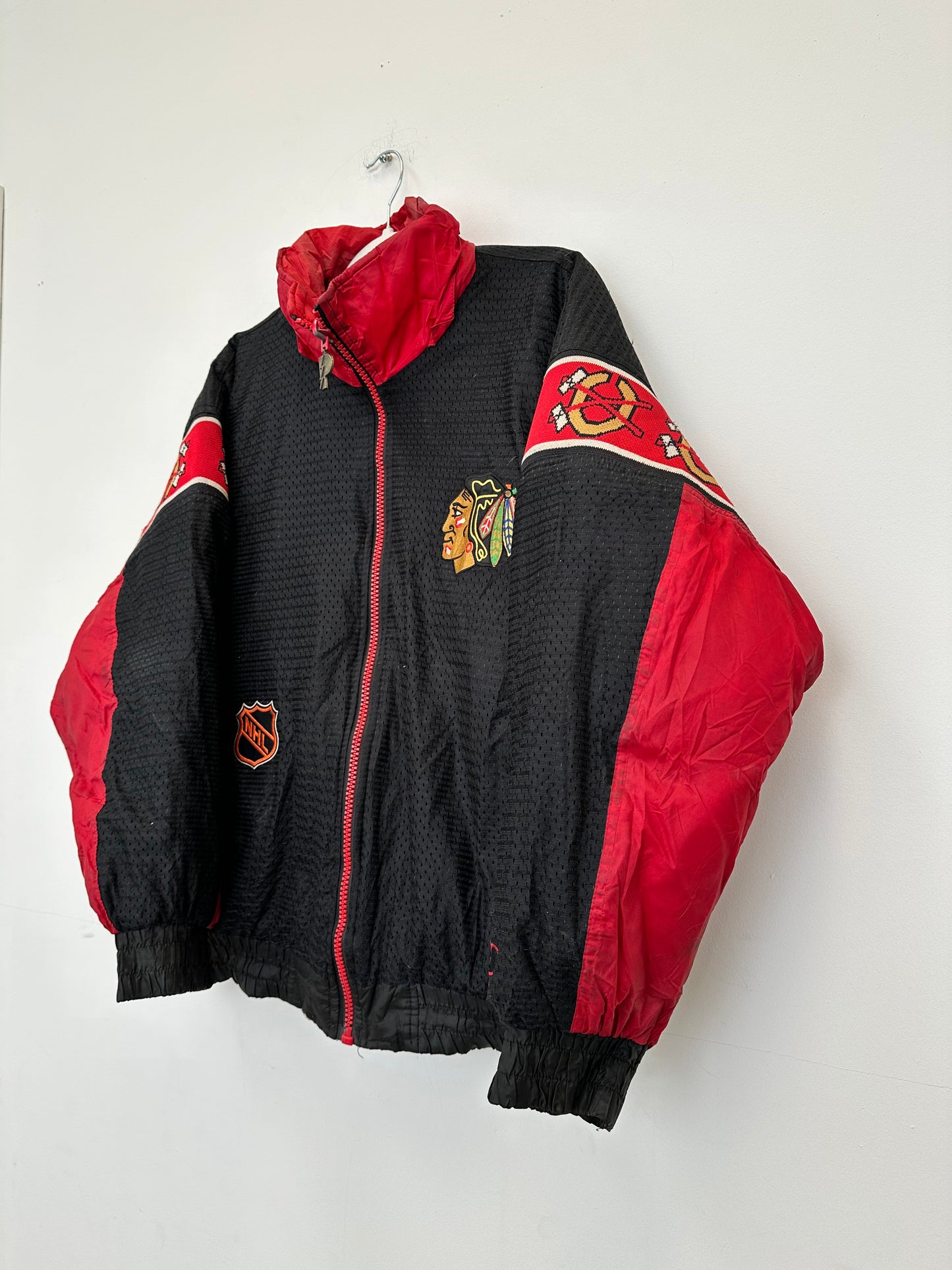 Vintage Reversible Chicago Blackhawks Jacket