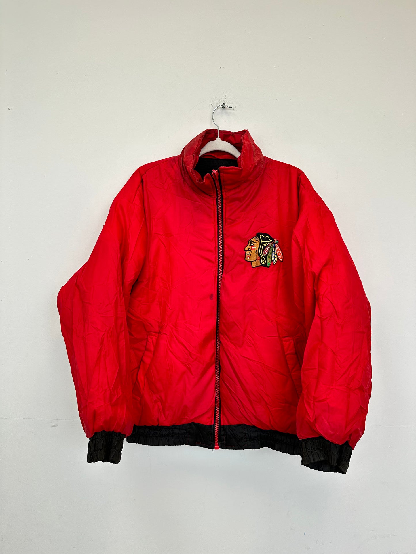 Vintage Reversible Chicago Blackhawks Jacket