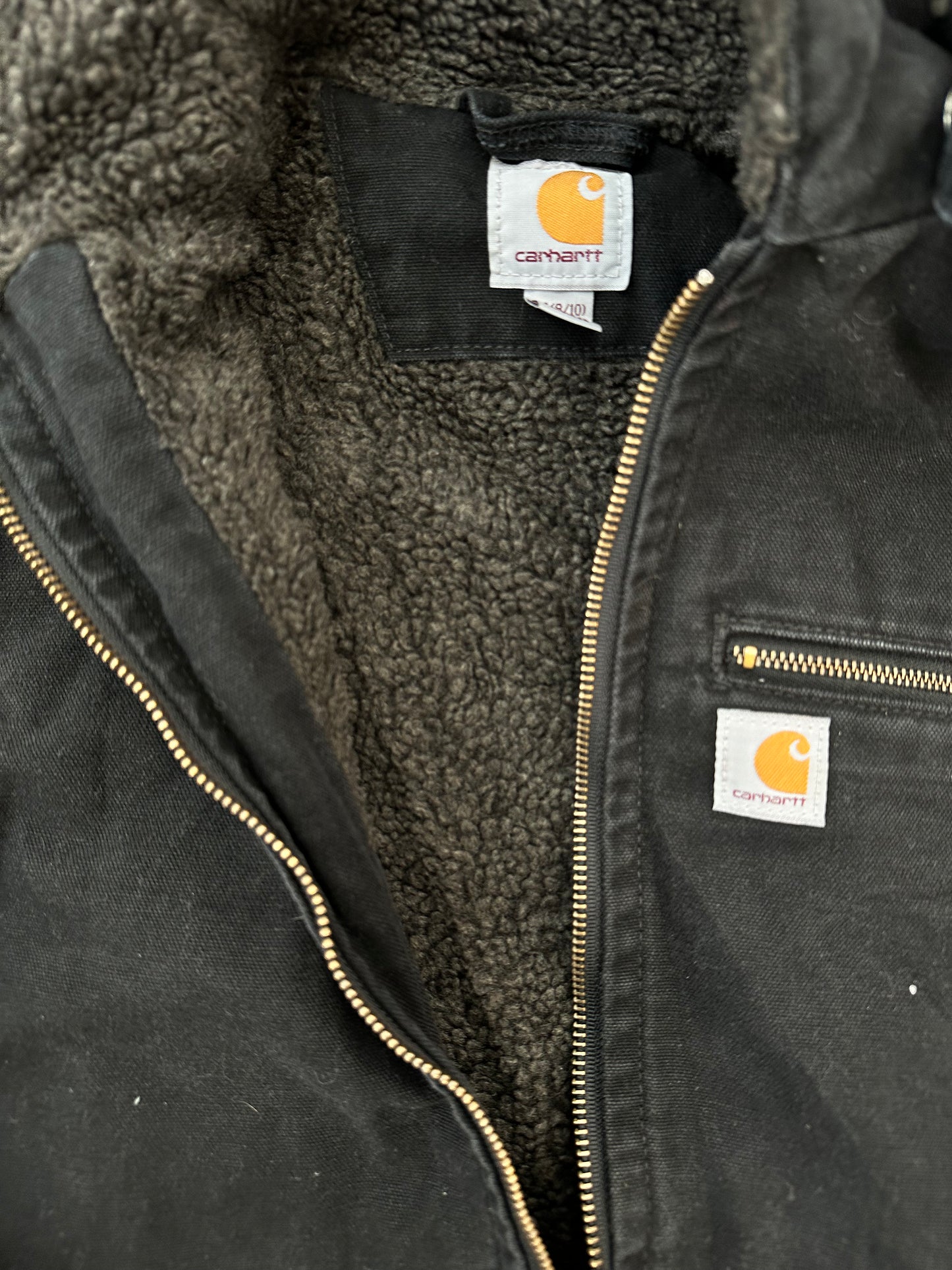 Sherpa Lined Hooded Carhartt Jacket