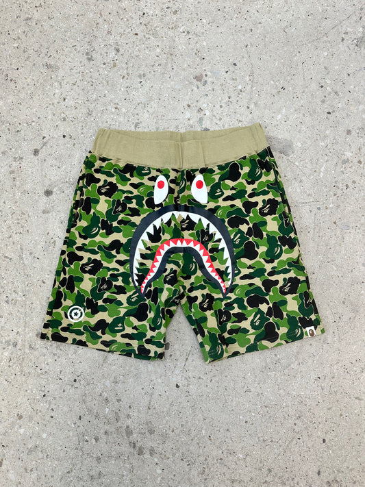 BAPE Big ABC Camo Shark Sweat Shorts