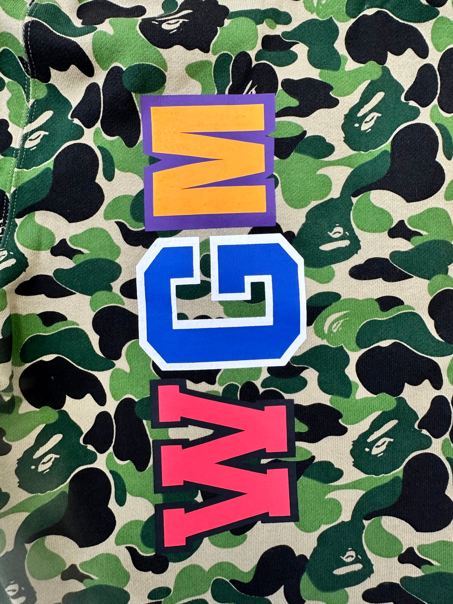 BAPE Big ABC Camo Shark Sweat Shorts