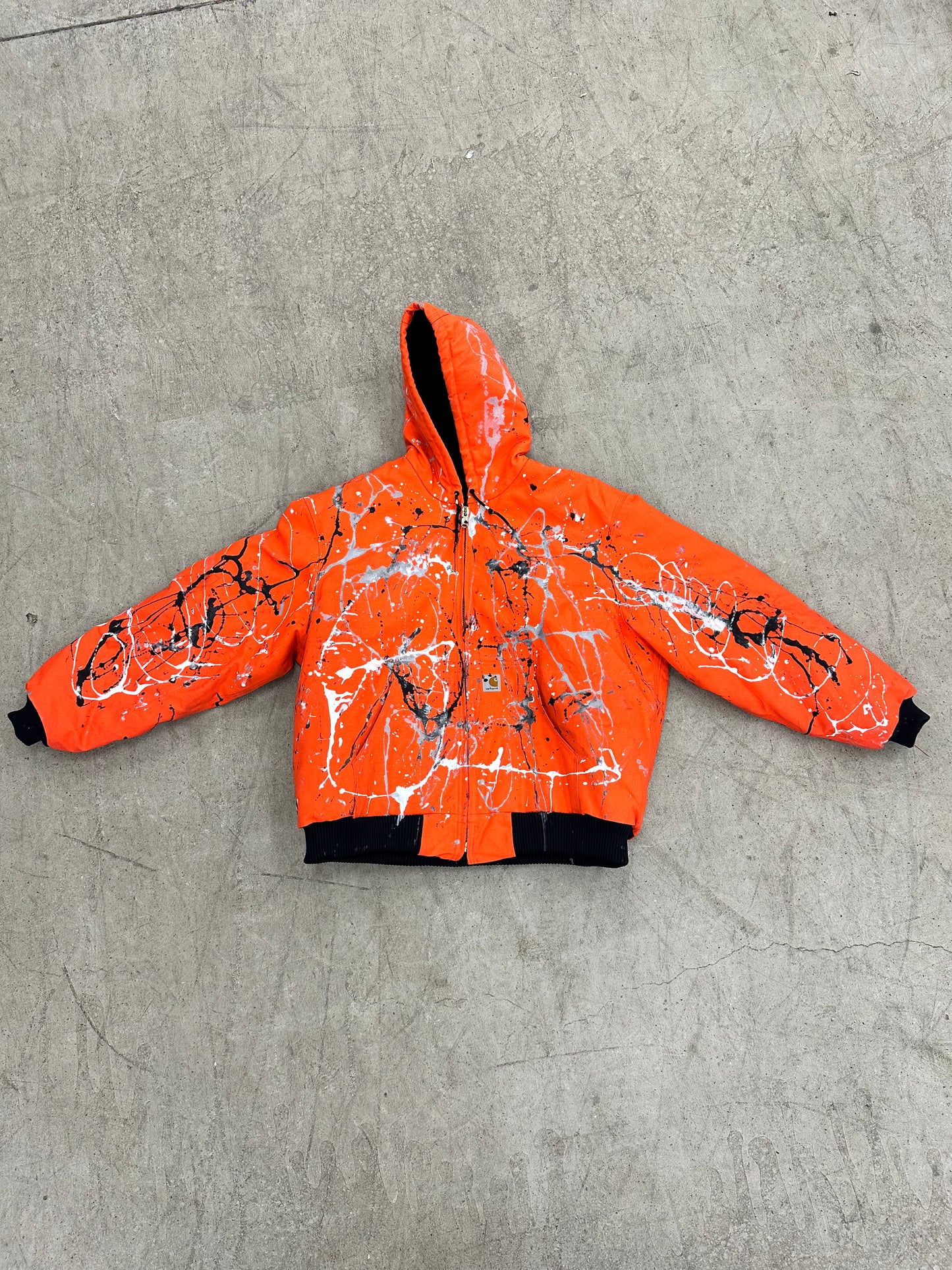 "13" Good Ones Custom Painted Hooded Carhartt Jacket