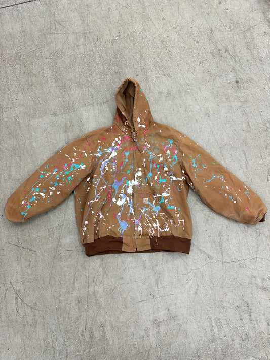 "11" Good Ones Custom Painted Hooded Carhartt Jacket