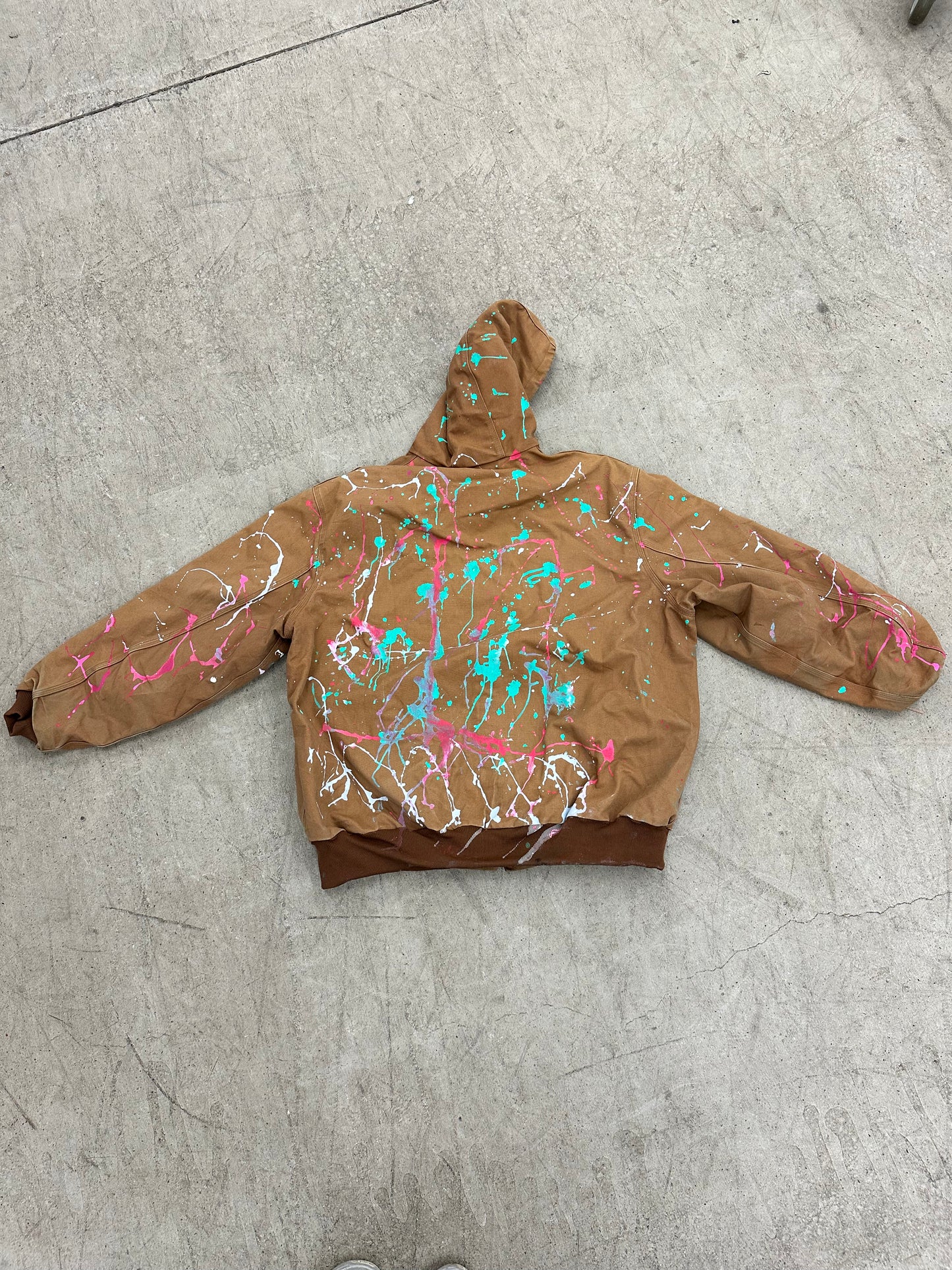 "11" Good Ones Custom Painted Hooded Carhartt Jacket