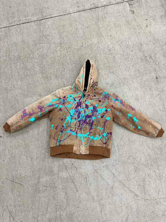 "09" Good Ones Custom Painted Hooded Carhartt Jacket