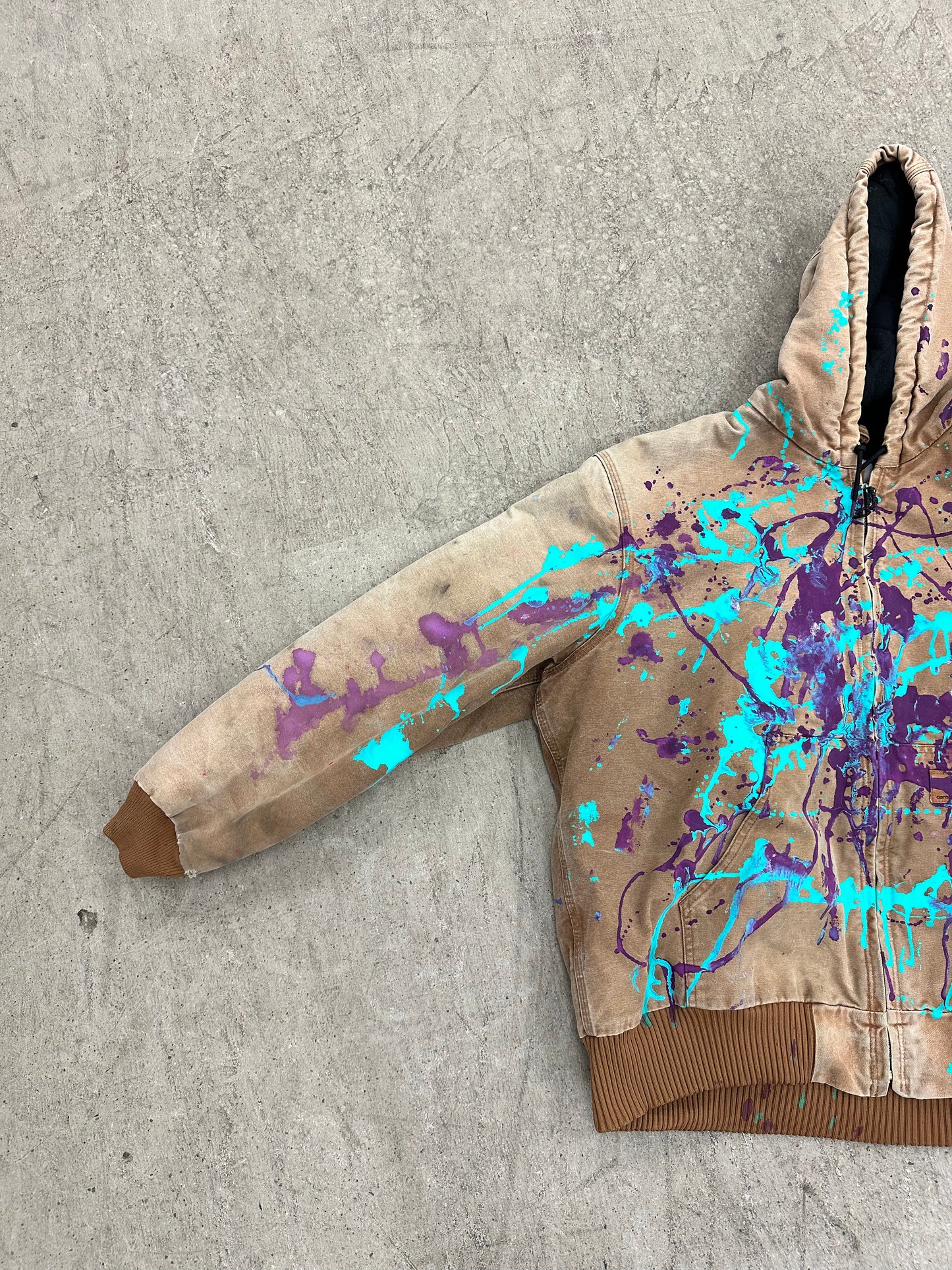 "09" Good Ones Custom Painted Hooded Carhartt Jacket