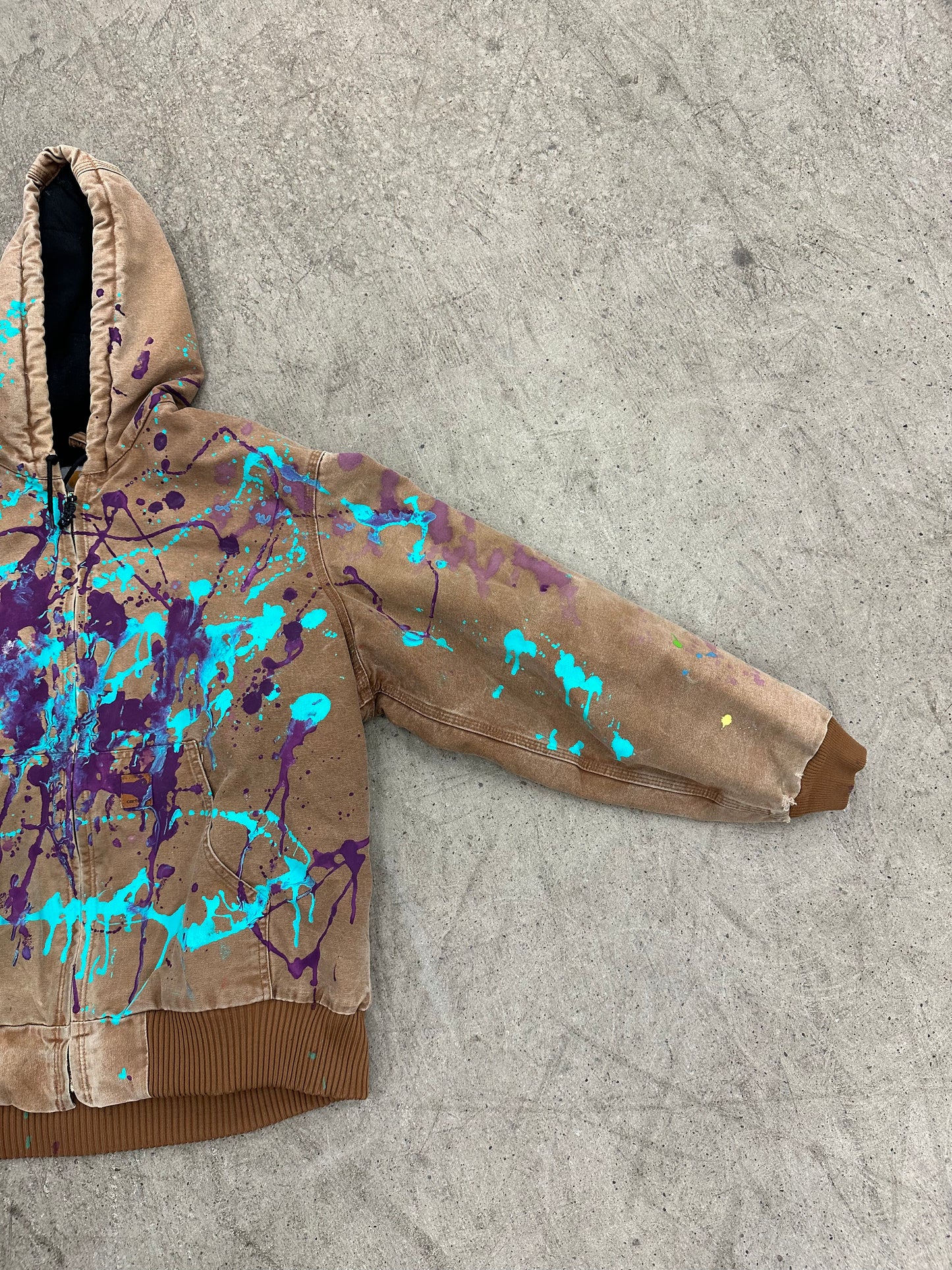 "09" Good Ones Custom Painted Hooded Carhartt Jacket