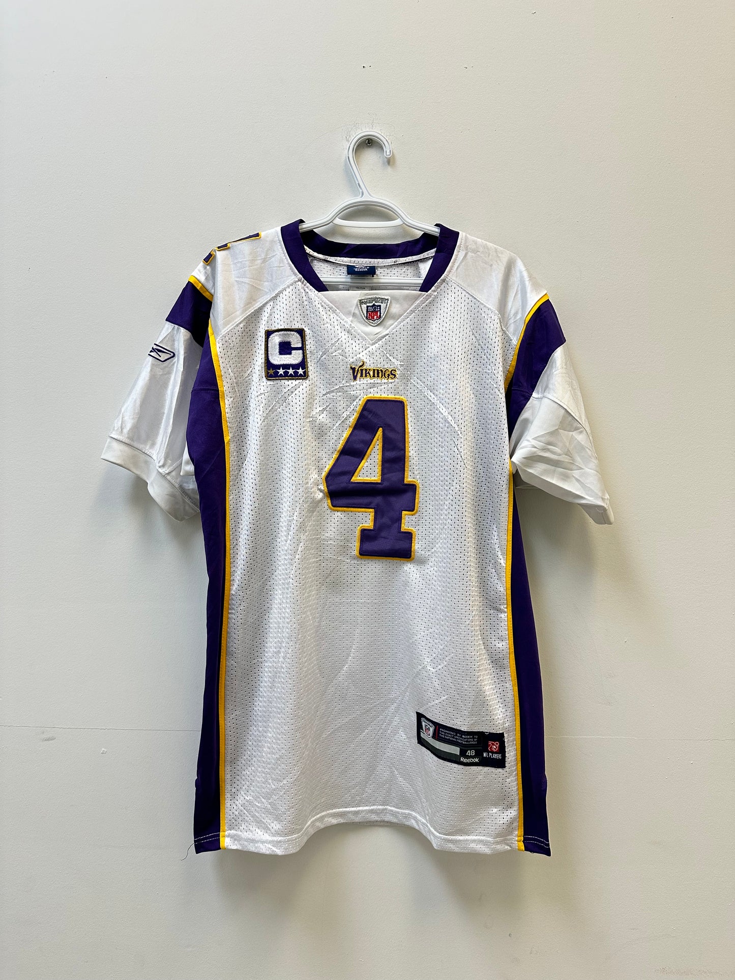 Minnesota Vikings Captain "Brett Favre" Reebok NFL Jersey